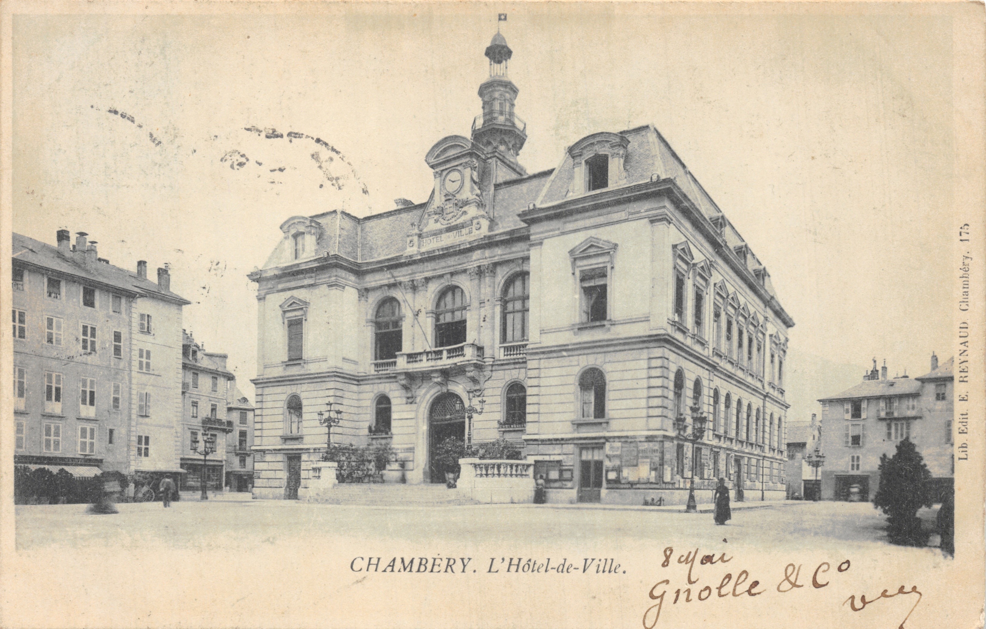 Chambéry — Het Stadhuis — Lib. Editt. E. REYNAUD, Chambery, n°175