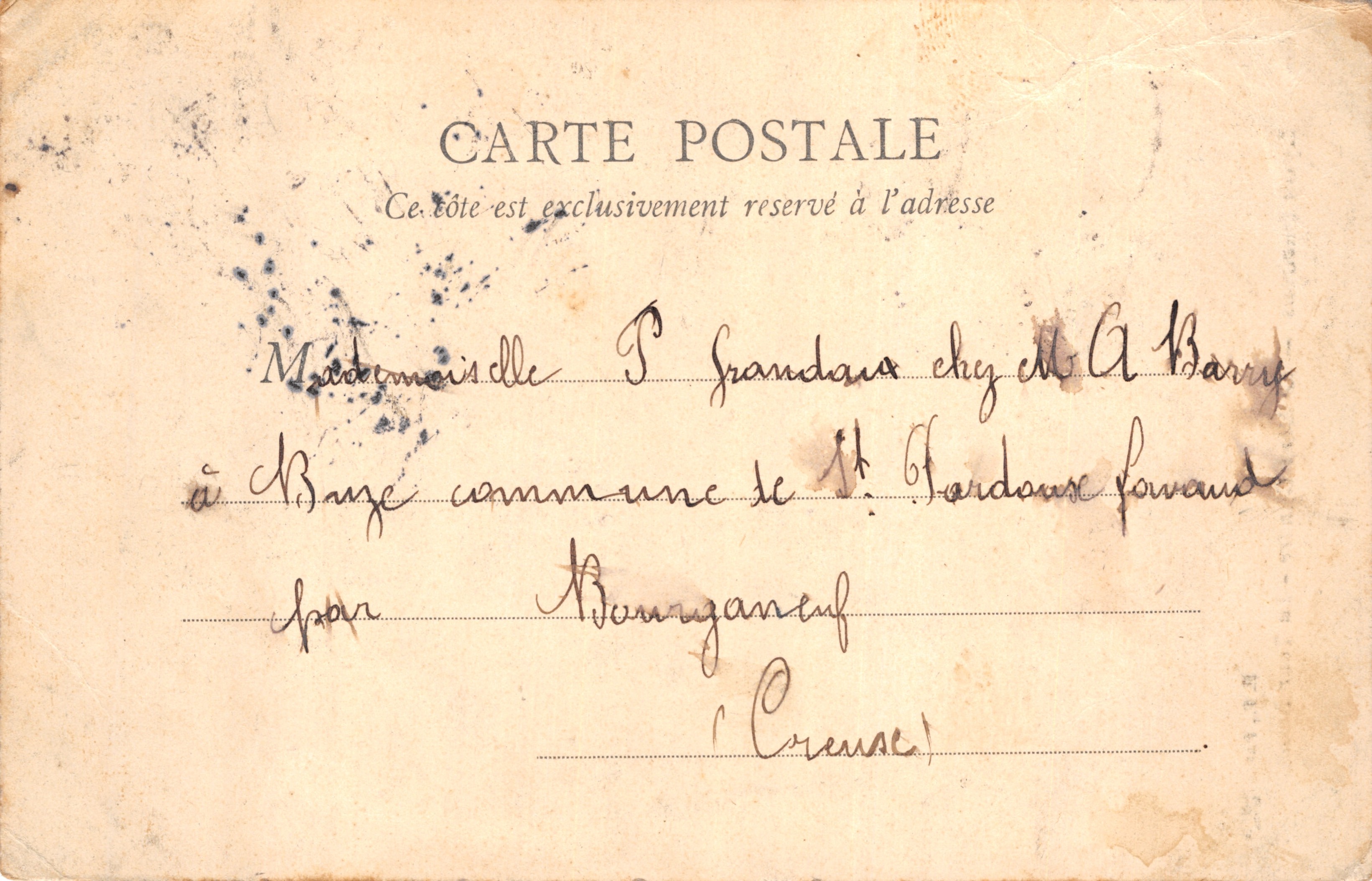 Monte Ceindre — La Tour Nesine — B. F., PARIS — Reverso