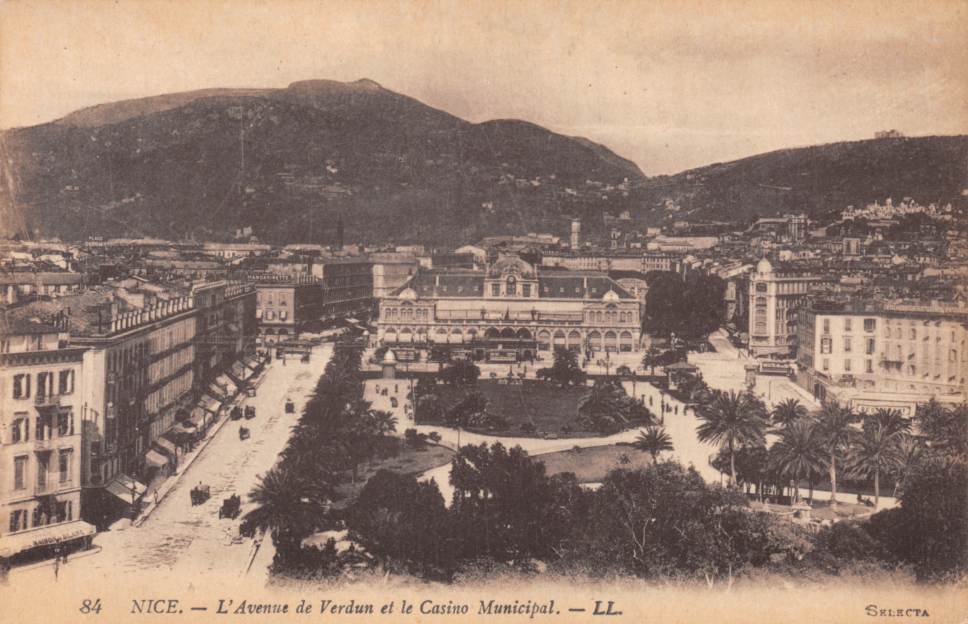 Nice — Avenue de Verdun e il Casinò Municipale — SELECTA