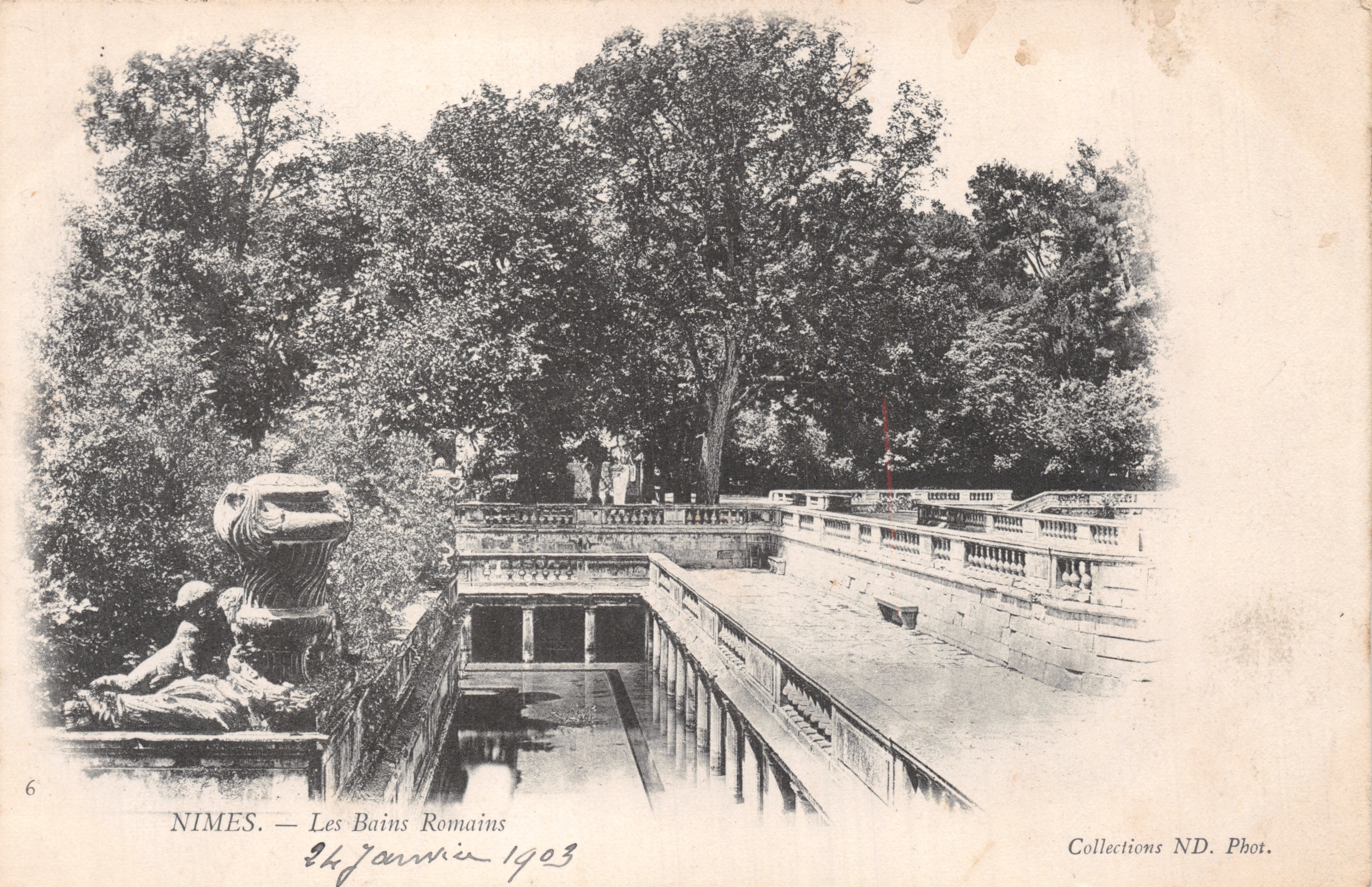 Nîmes — Los Baños Romanos — Collections ND. Phot. n°6