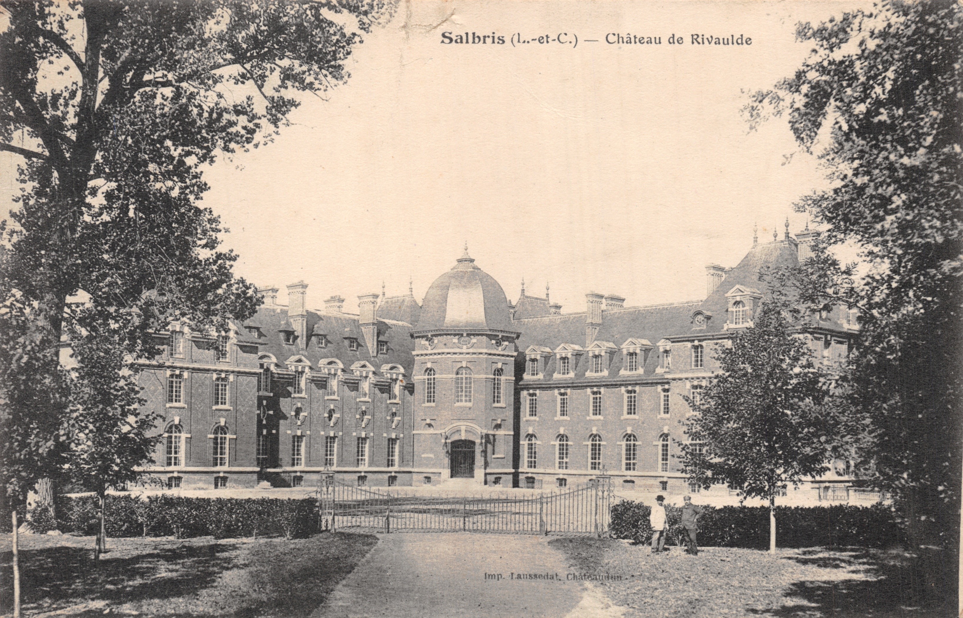 Salbris (l.-et-C.) — Castillo de Rivaudèle — Imp. Laussedat, Châteaudun