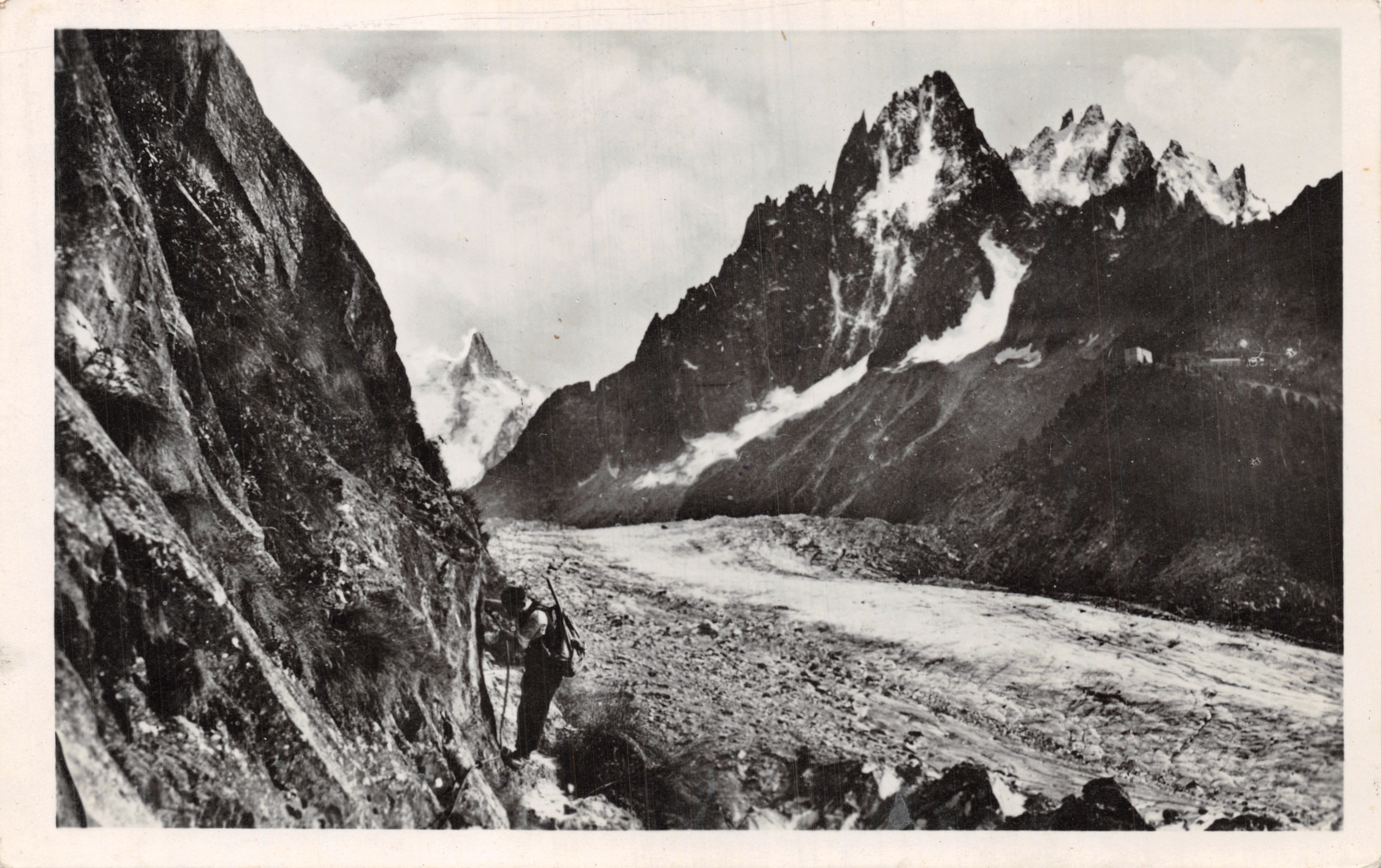 Chamonix-Mont-Blanc — La Mer de Glace et le Mauvais Pas — L. MORAND, éditeur (Haute-Savoie)