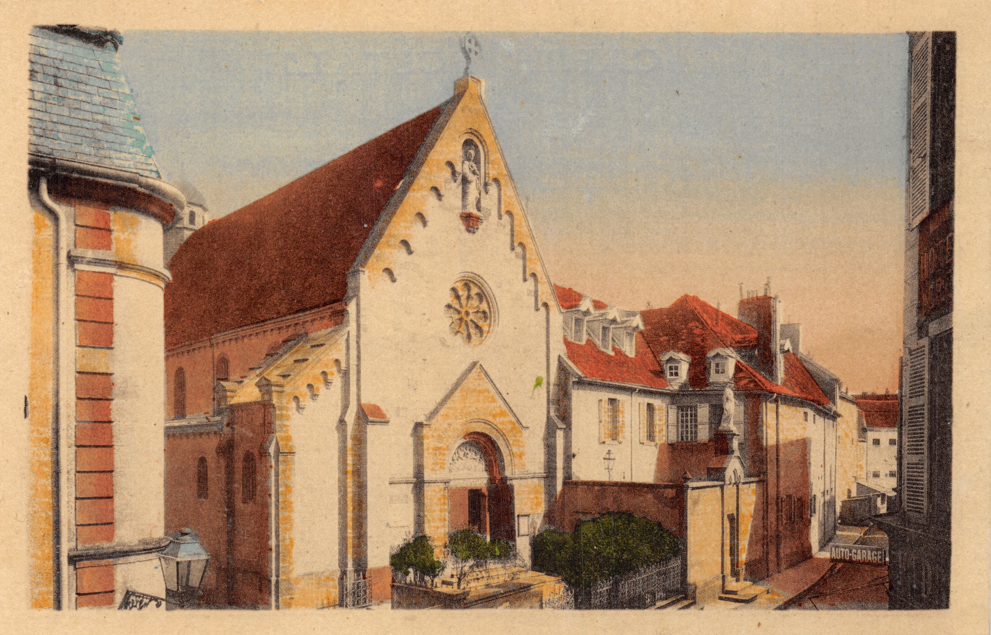 Paray-le-Monial — Kapel van de Visitation — IMPRIMÉ SUR LA CARTE