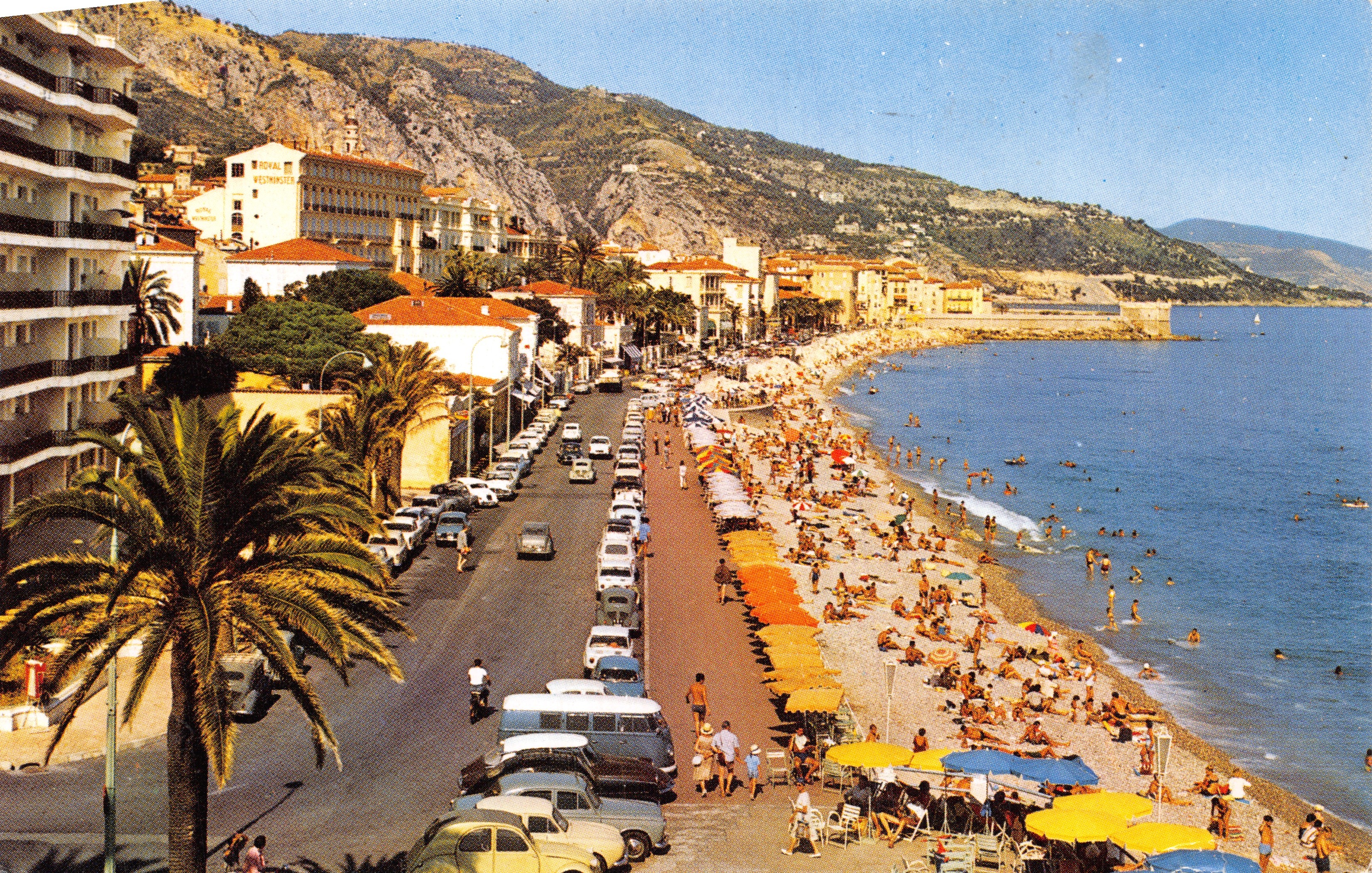 Menton — Spiaggia e Piazzale Generale Leclerc — Editions Naturelles
