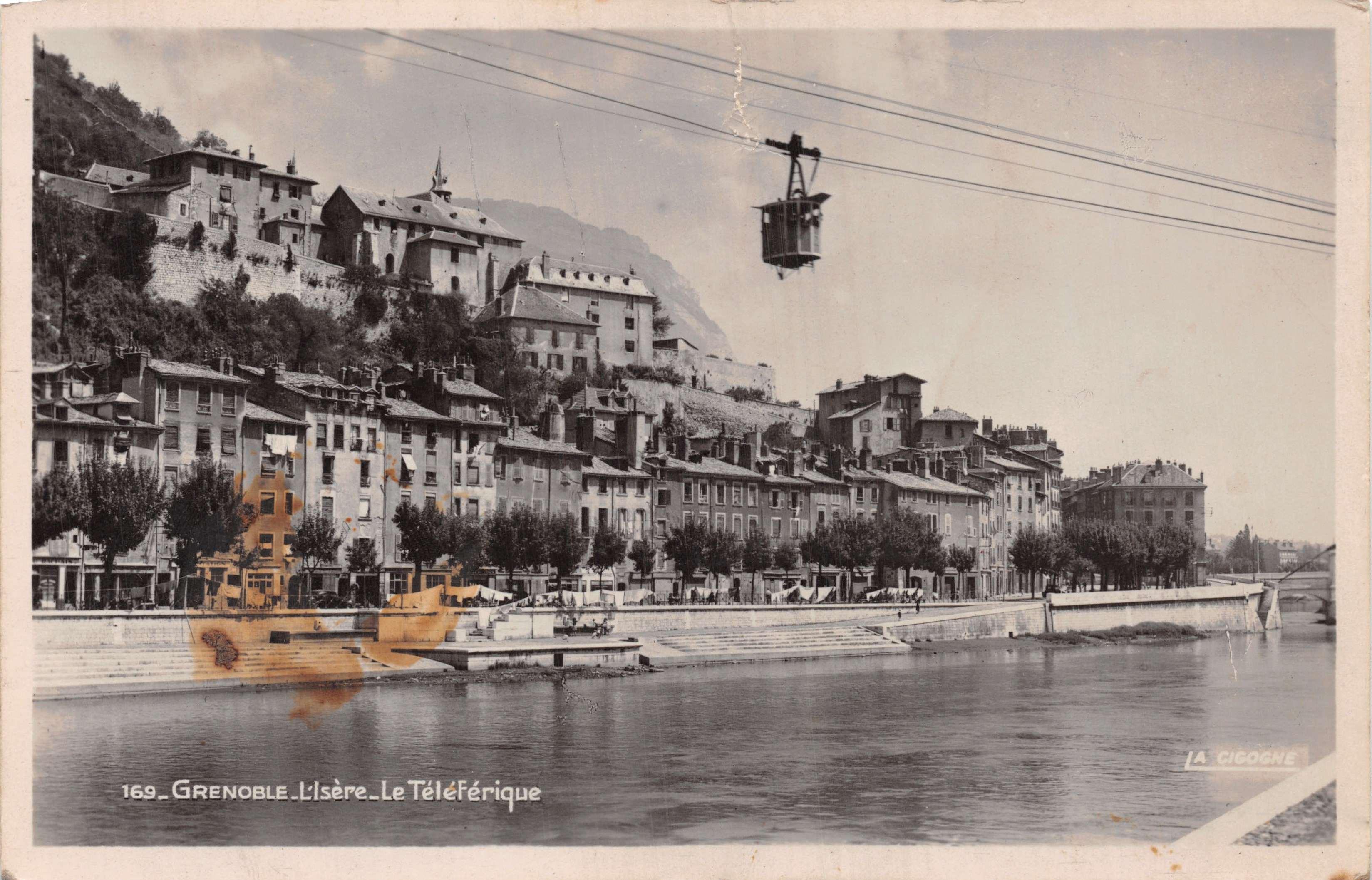 Grenoble - L'Isère - Le Téléférique — wydawca LA CICOGNE, n° 169