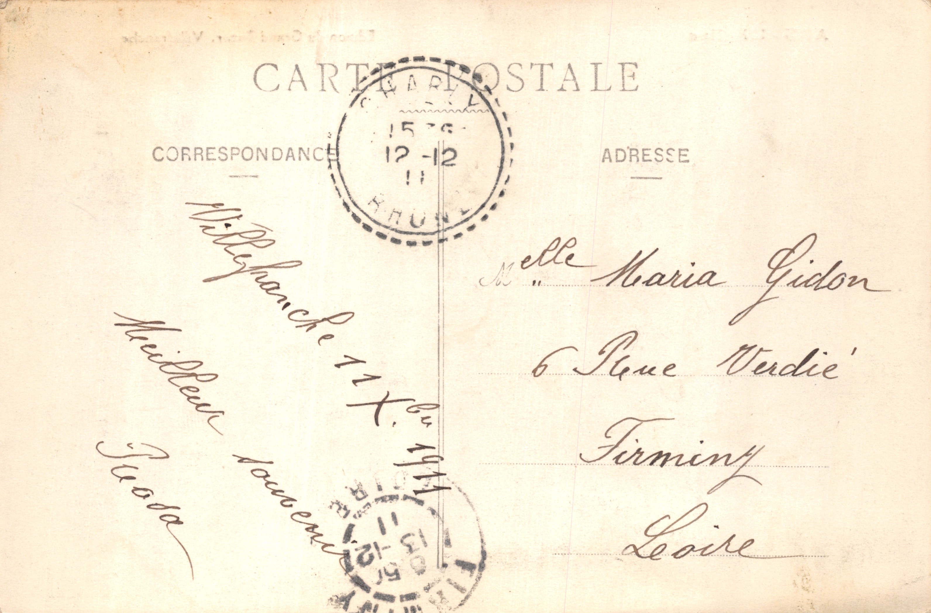 Ars - La Chiesa — editore STAMPATO SULLA CARTA : Edizione del Grande Bazar, Villefranche — Verso