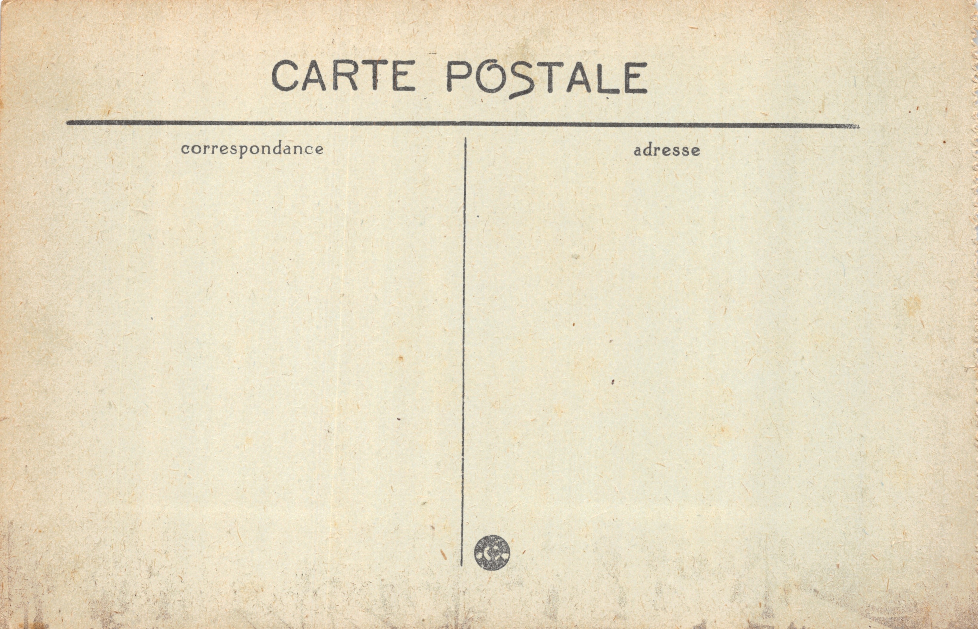 Marseille — Rue de la République e Quai du Port — BR - 1555 — Verso