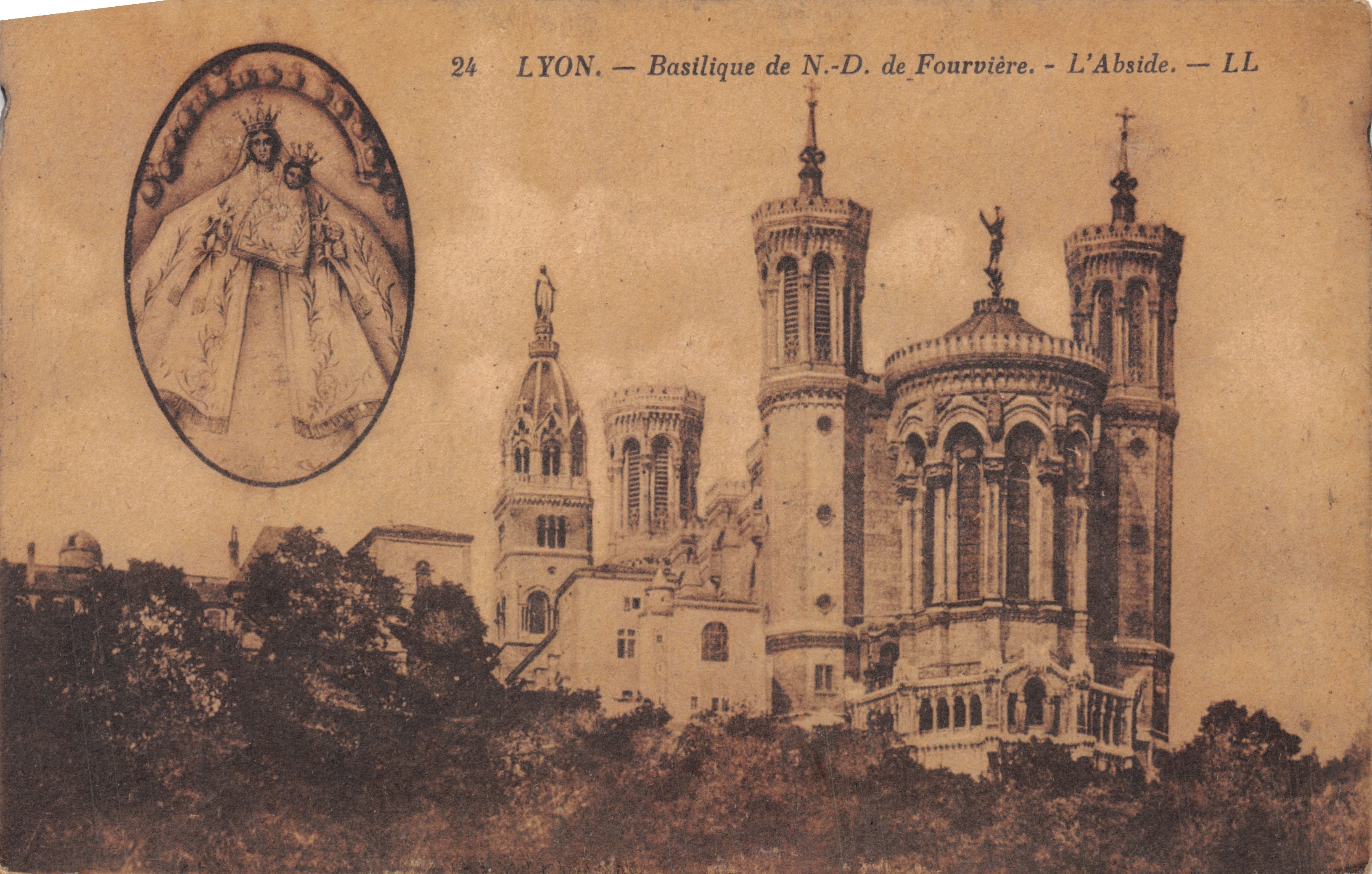 LYON — Basilica di Notre-Dame de Fourvière — L'Abside — LL