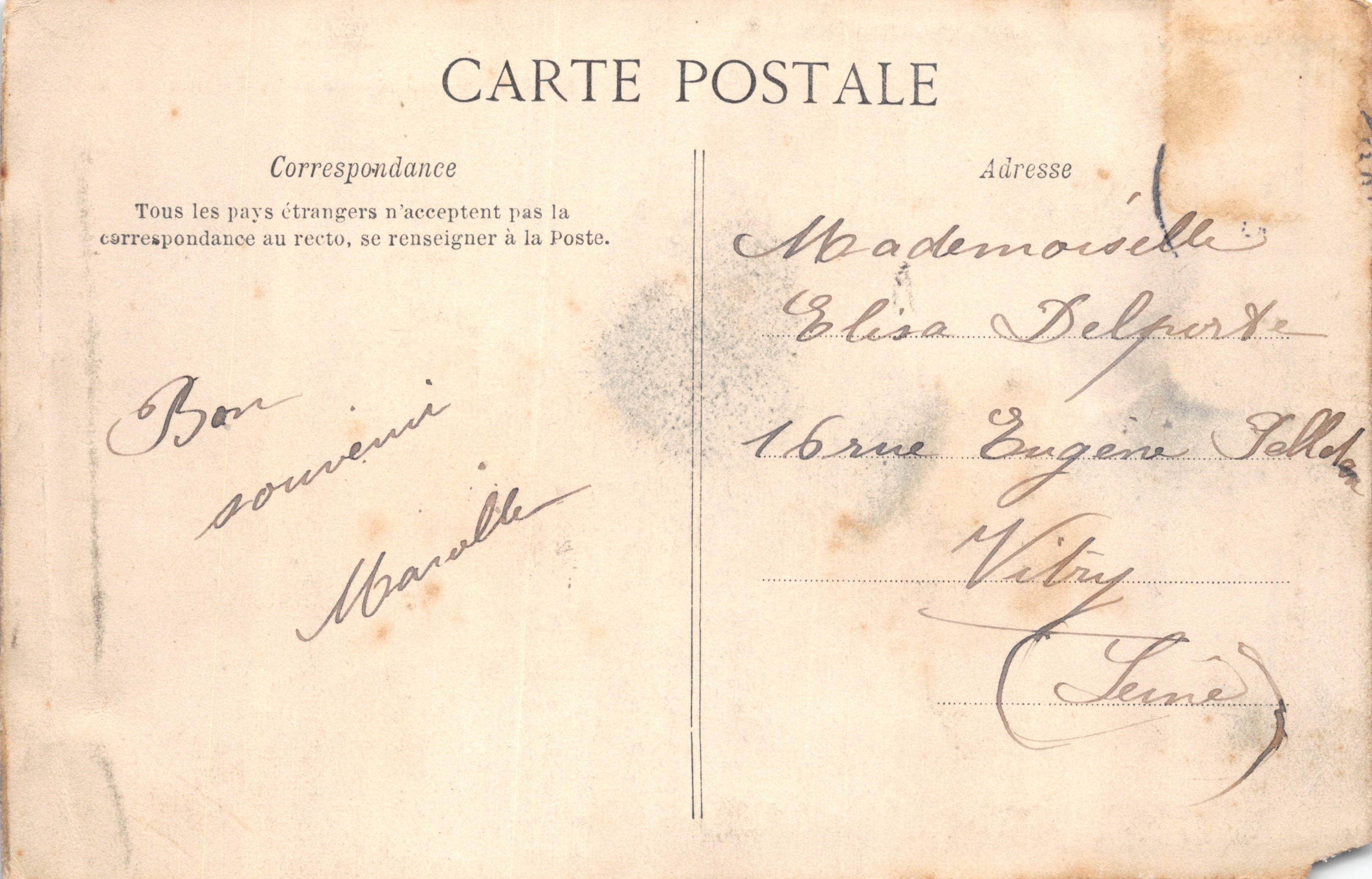 Enghien-les-Bains — El Jardín de las Rosas y el Casino — C. L. C. n°13 — Reverso