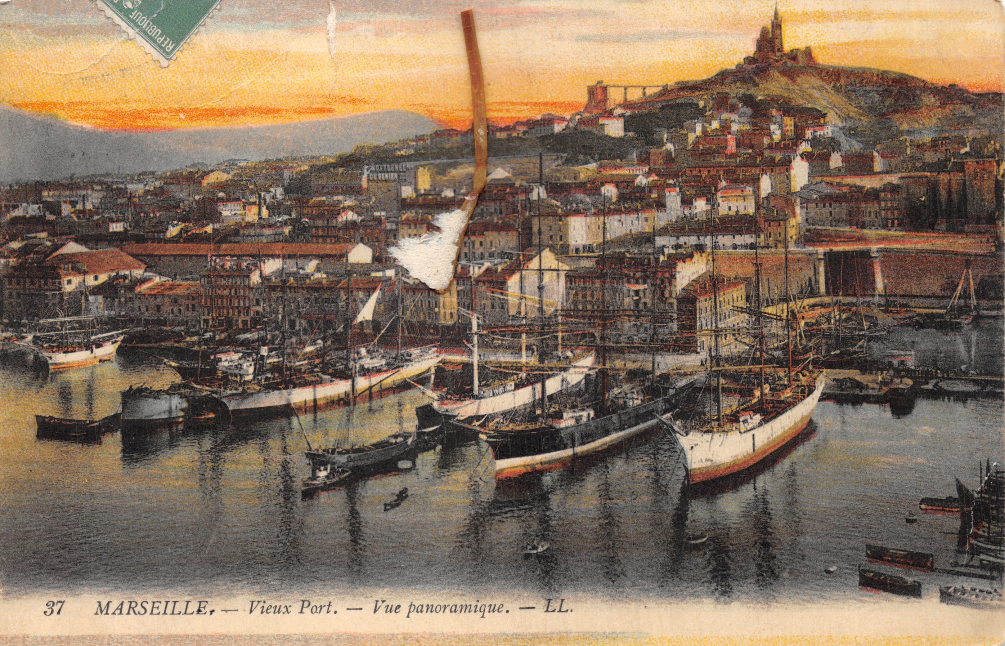 Marseille — Porto Vecchio — Vista panoramica — LL. — n° 37