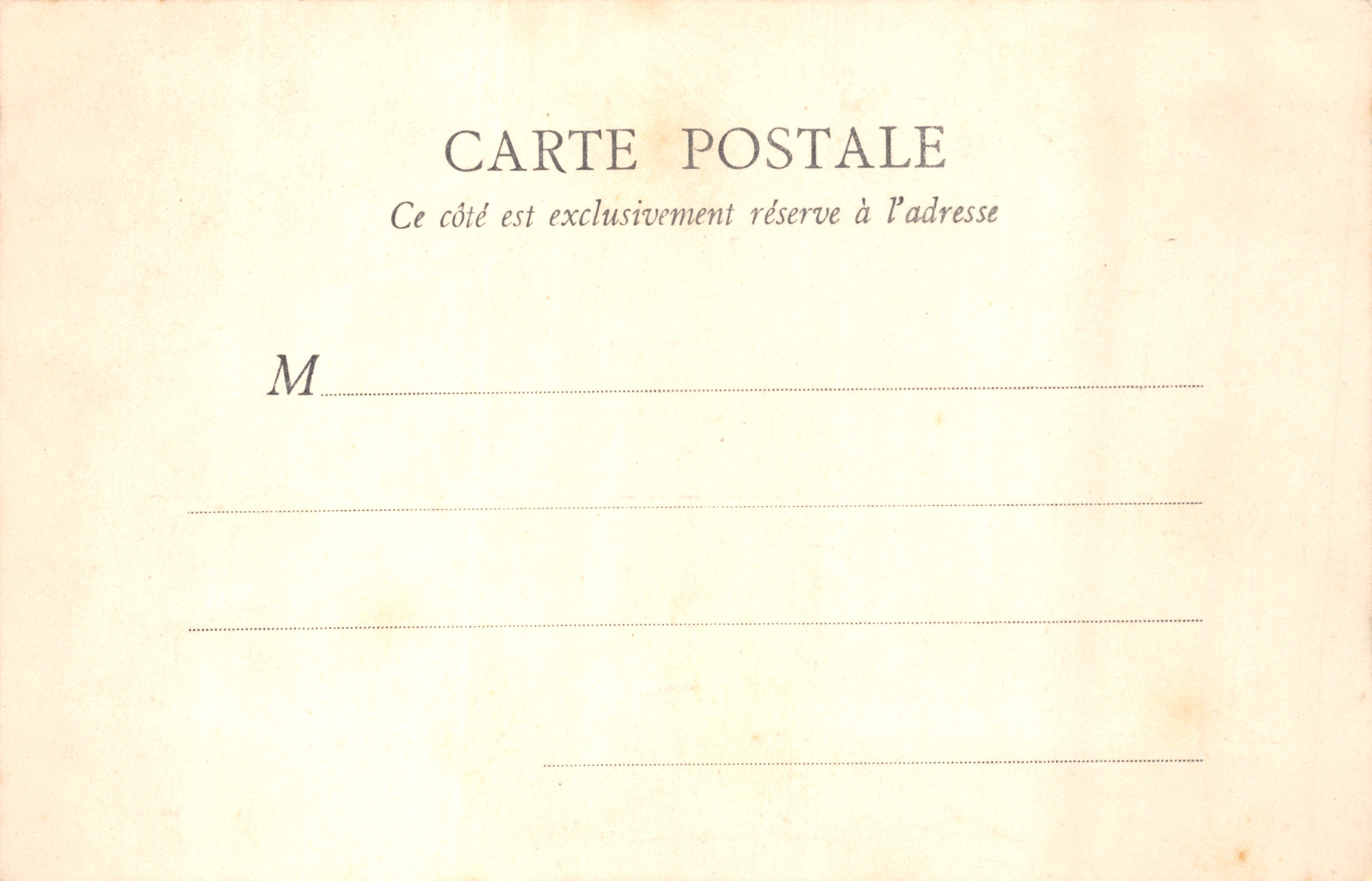 Castillo de Chantilly — Las Gemas — B. F., PARIS — Reverso