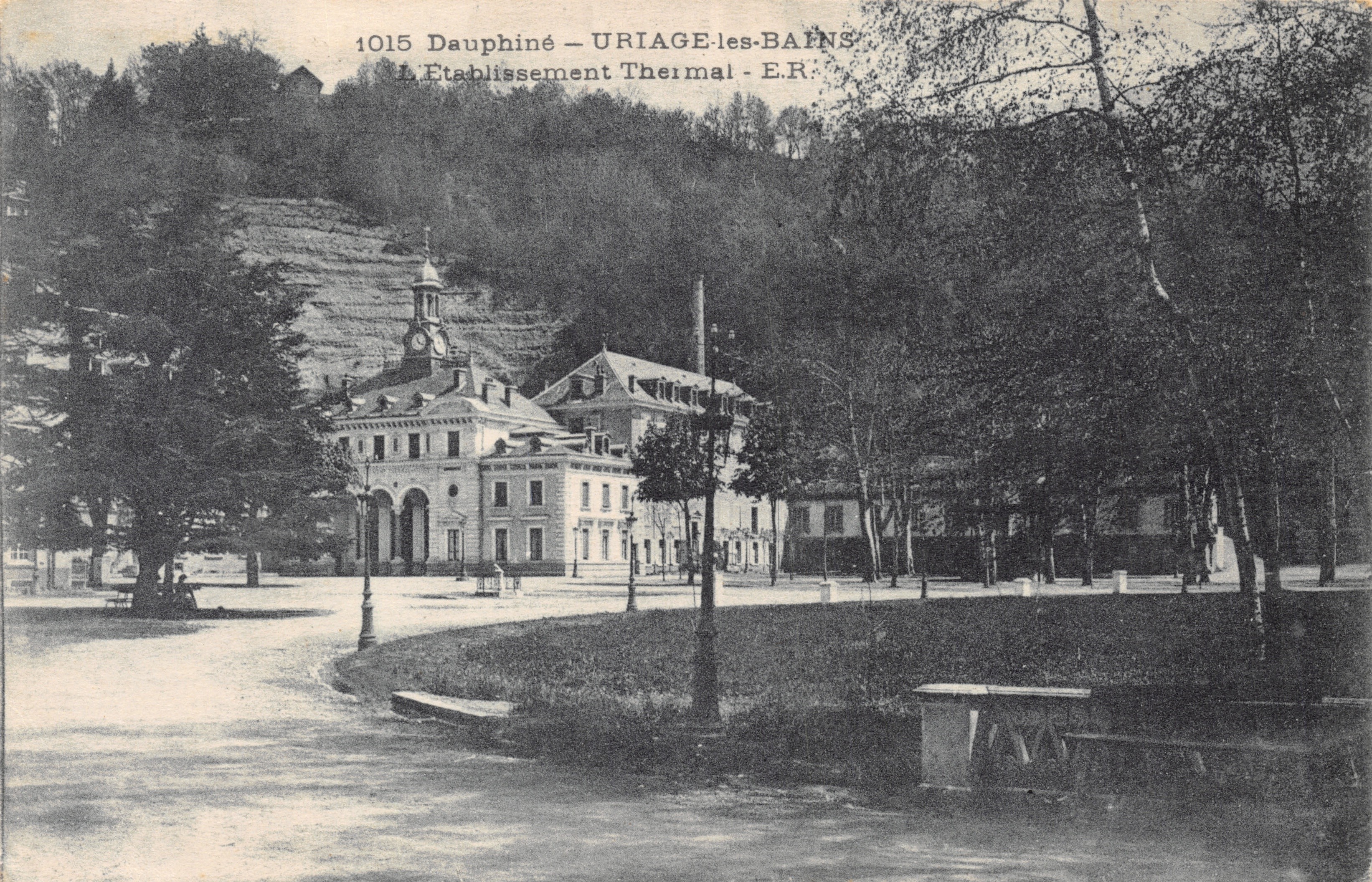 Uriage-les-Bains — L'istituto termale — Editore E.R. n° 1015