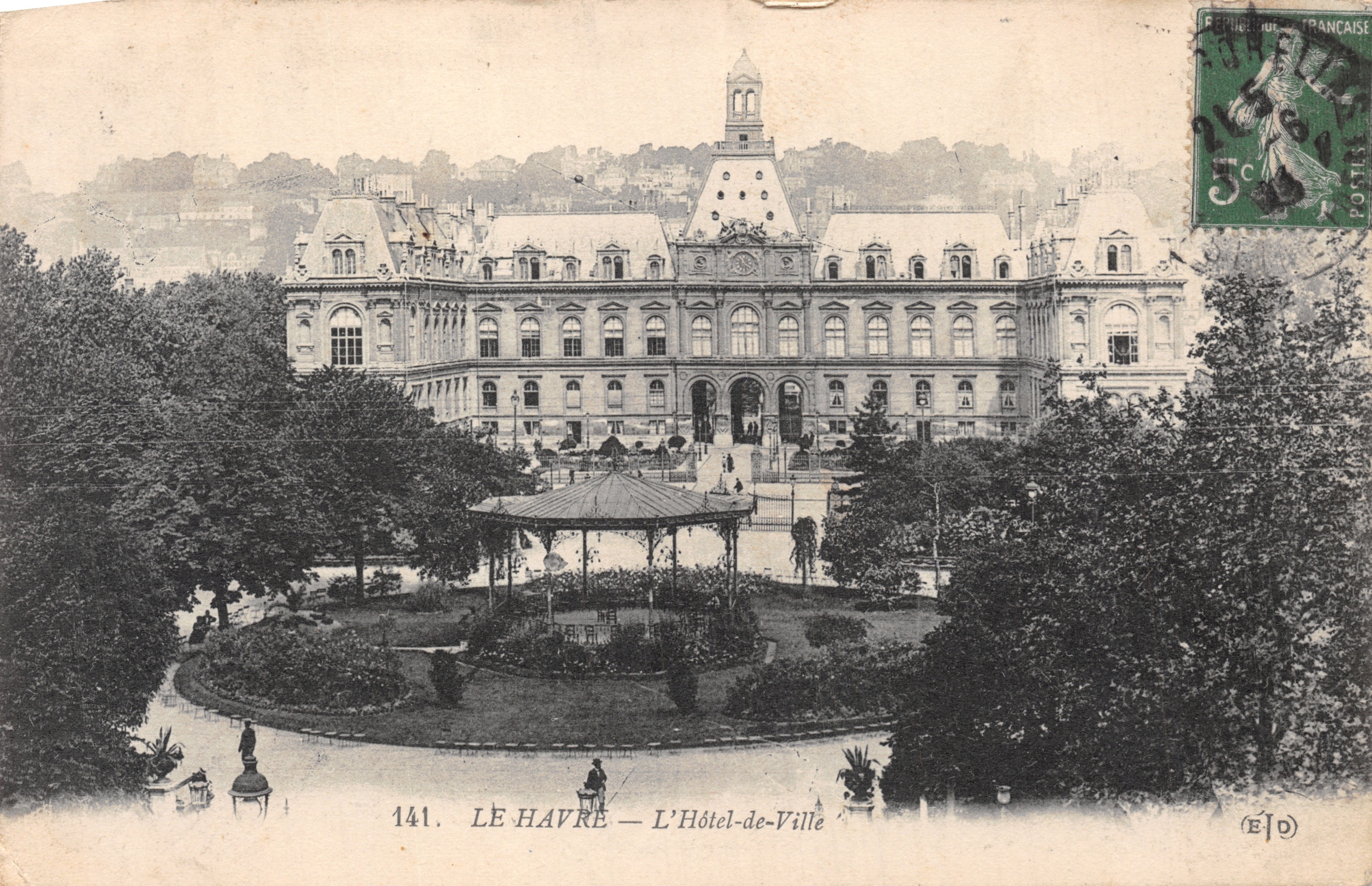 Le Havre — L'Hôtel-de-Ville — éditeur EJD, n° 141