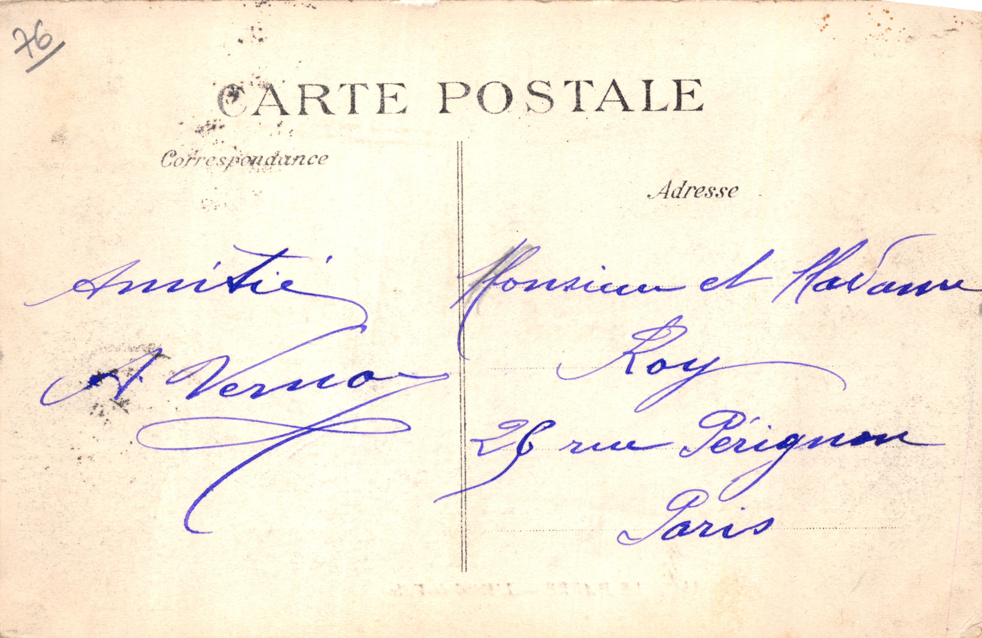 Le Havre — L'Hôtel-de-Ville — éditeur EJD, n° 141 — Achterkant