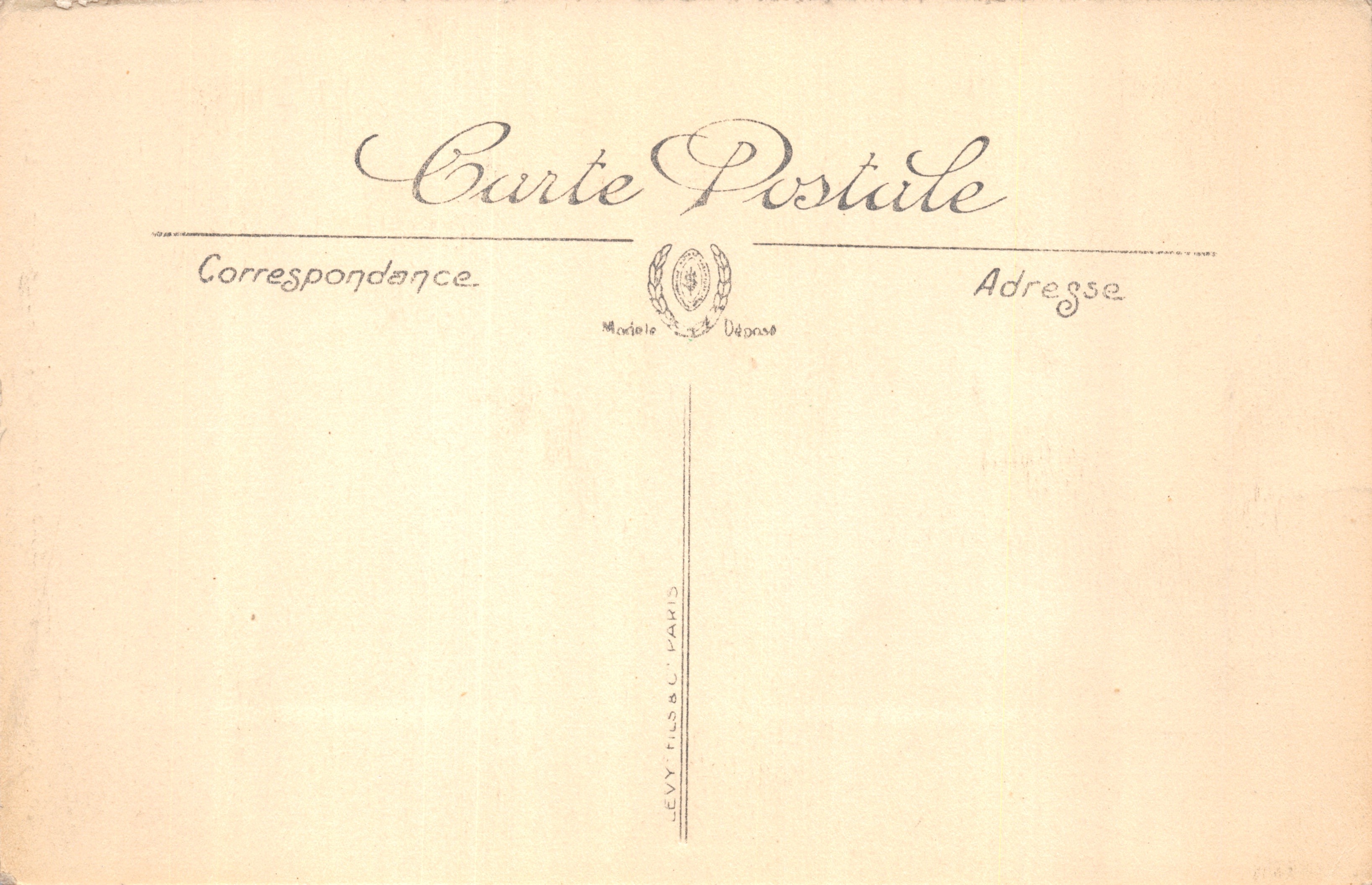 Tours — Ancien Cloître des Chanoines — LL. n°37 — Rewers