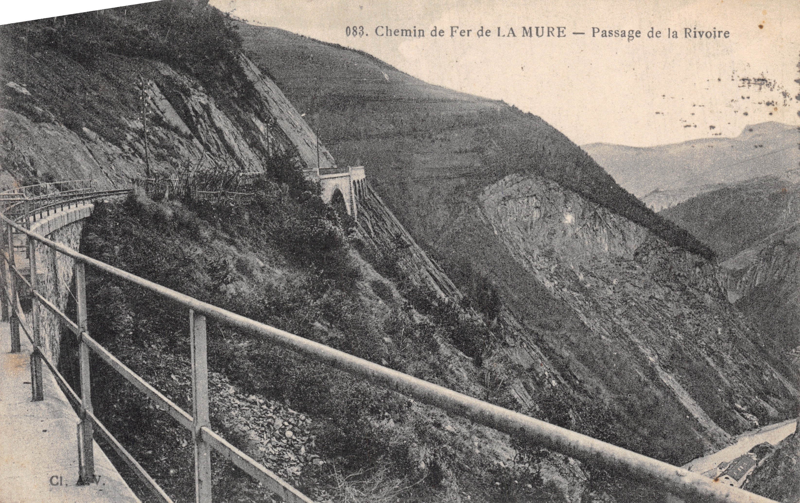 Spoorweg van LA MURE — Overgang bij de Rivoire — CI. A.V. n°083