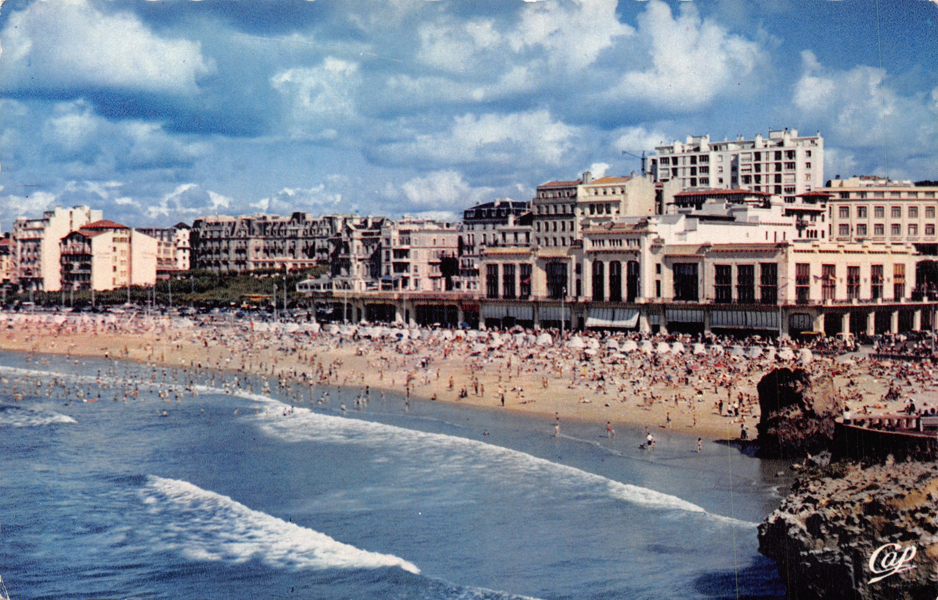 Biarritz — La Grande Plage e il Casinò — Lumicap