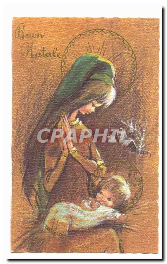 CPA Fantaisie Buon natale (enfant Jesus)