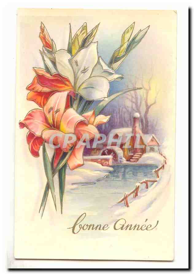 CPA Fantaisie Bonne annee