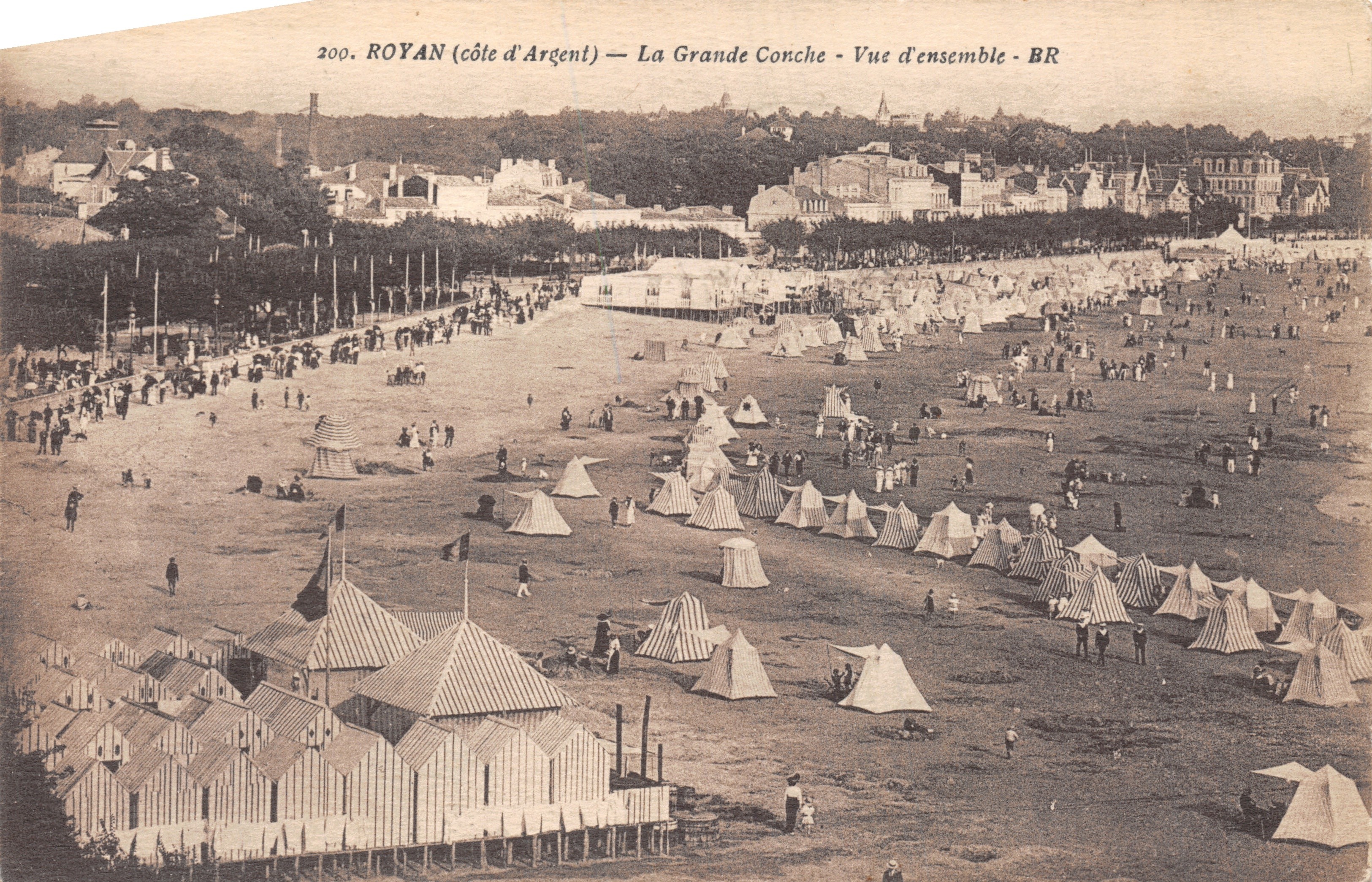 Royan (côte d'Argent) — La Grande Conche — Panoramica — BR