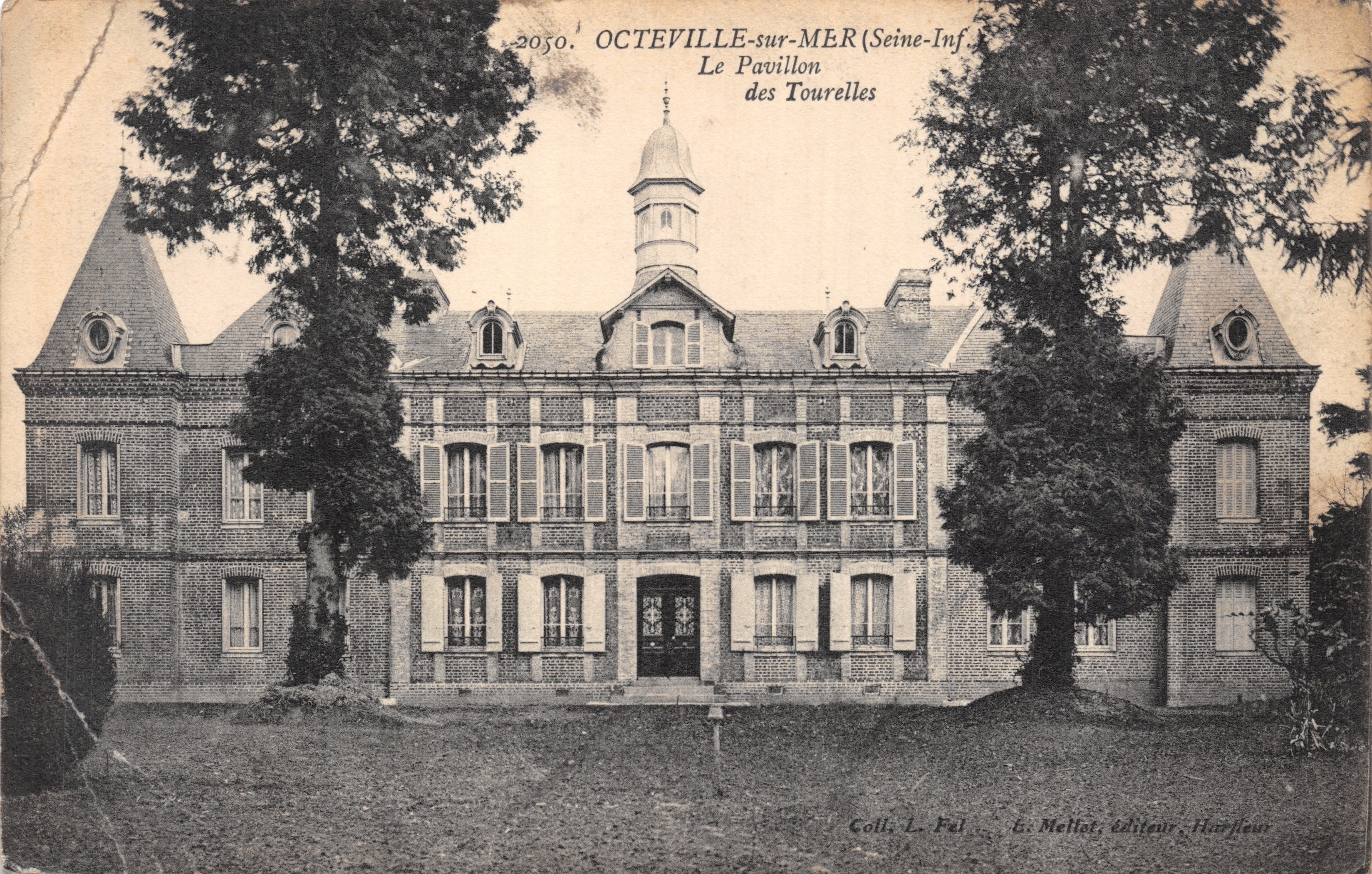 Octeville-sur-Mer — El Pavillon des Tourelles — Editor L. Mellot, Hazebrouck