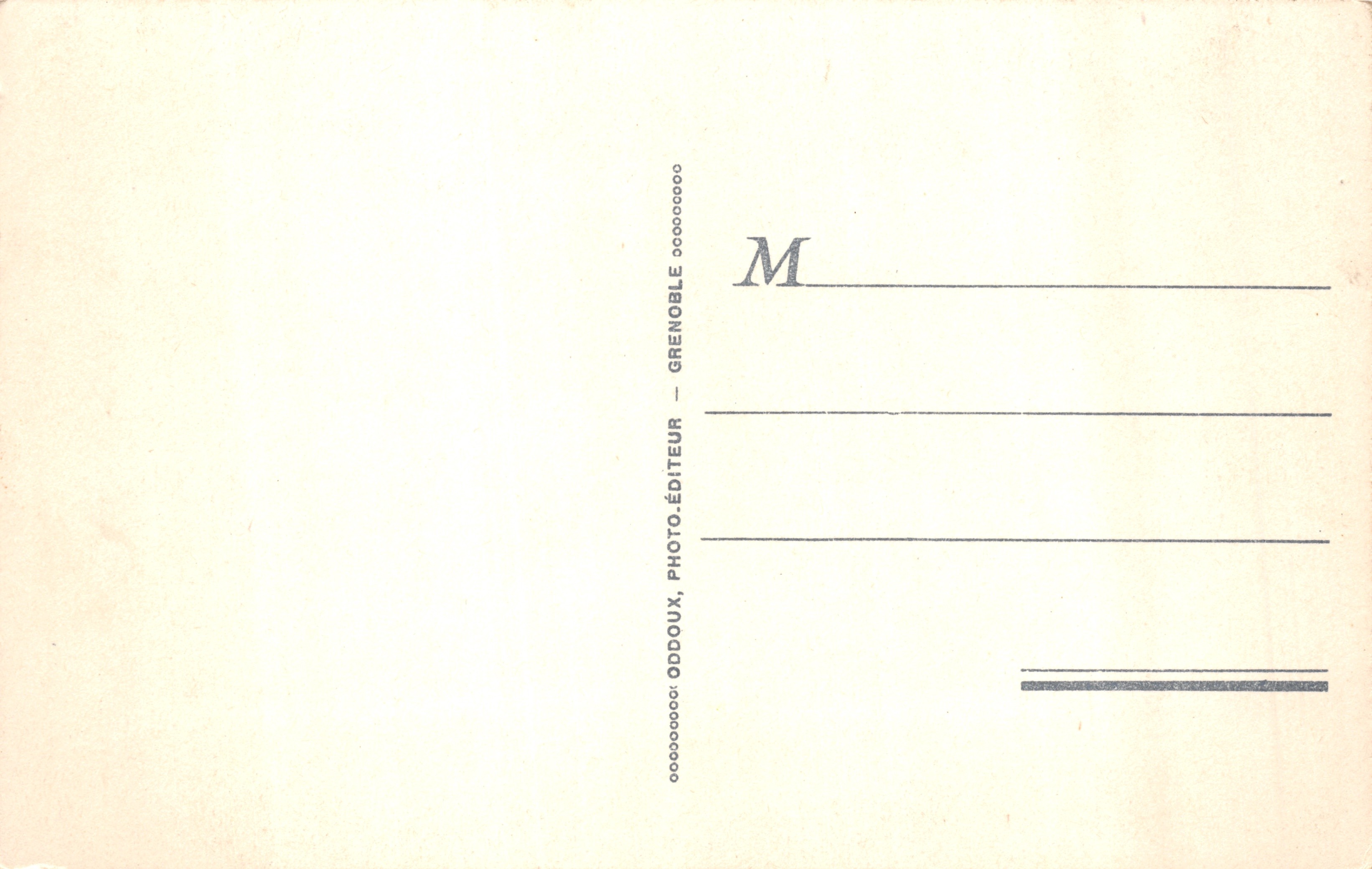 Monestier de Clermont — Las dos hermanas-crocus — editor Gddouxs — Reverso