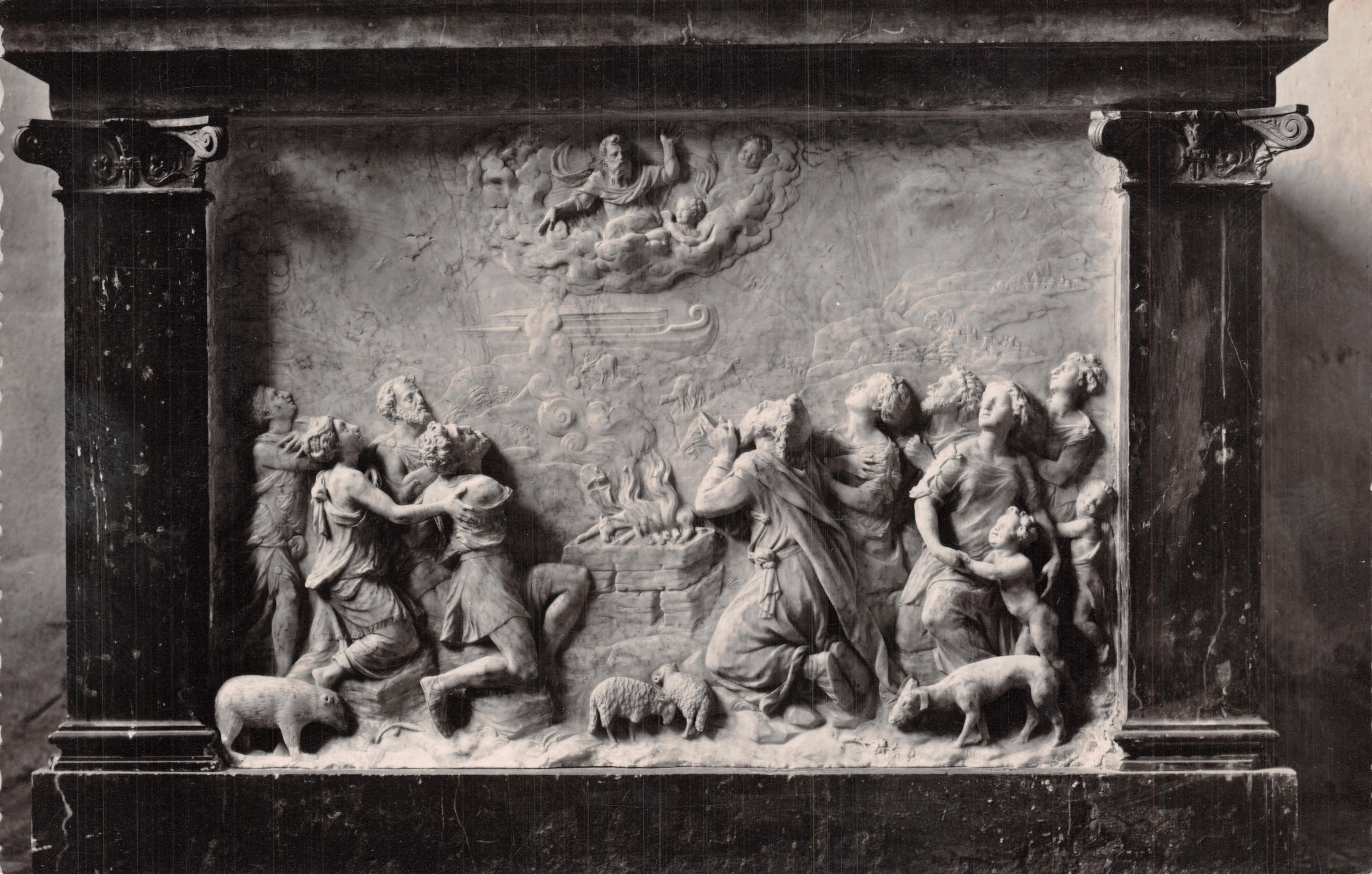 Castello di La Batie d'Urfe — Bas-relief di l'Aute — editore non visibile
