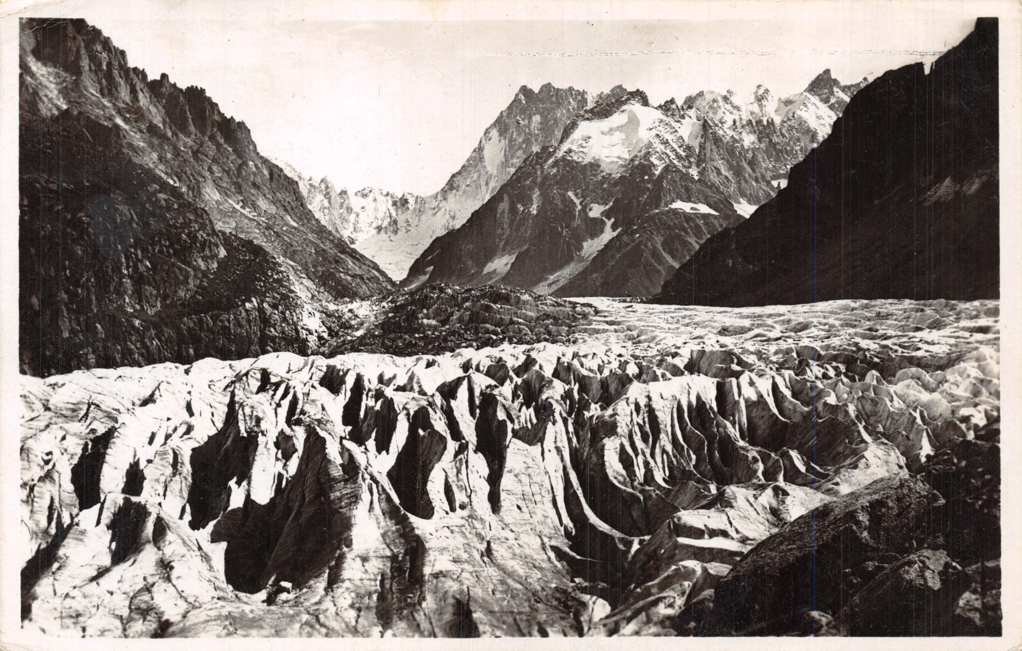Mare di Ghiaccio — vista panoramica — Edizione di La Cigogne