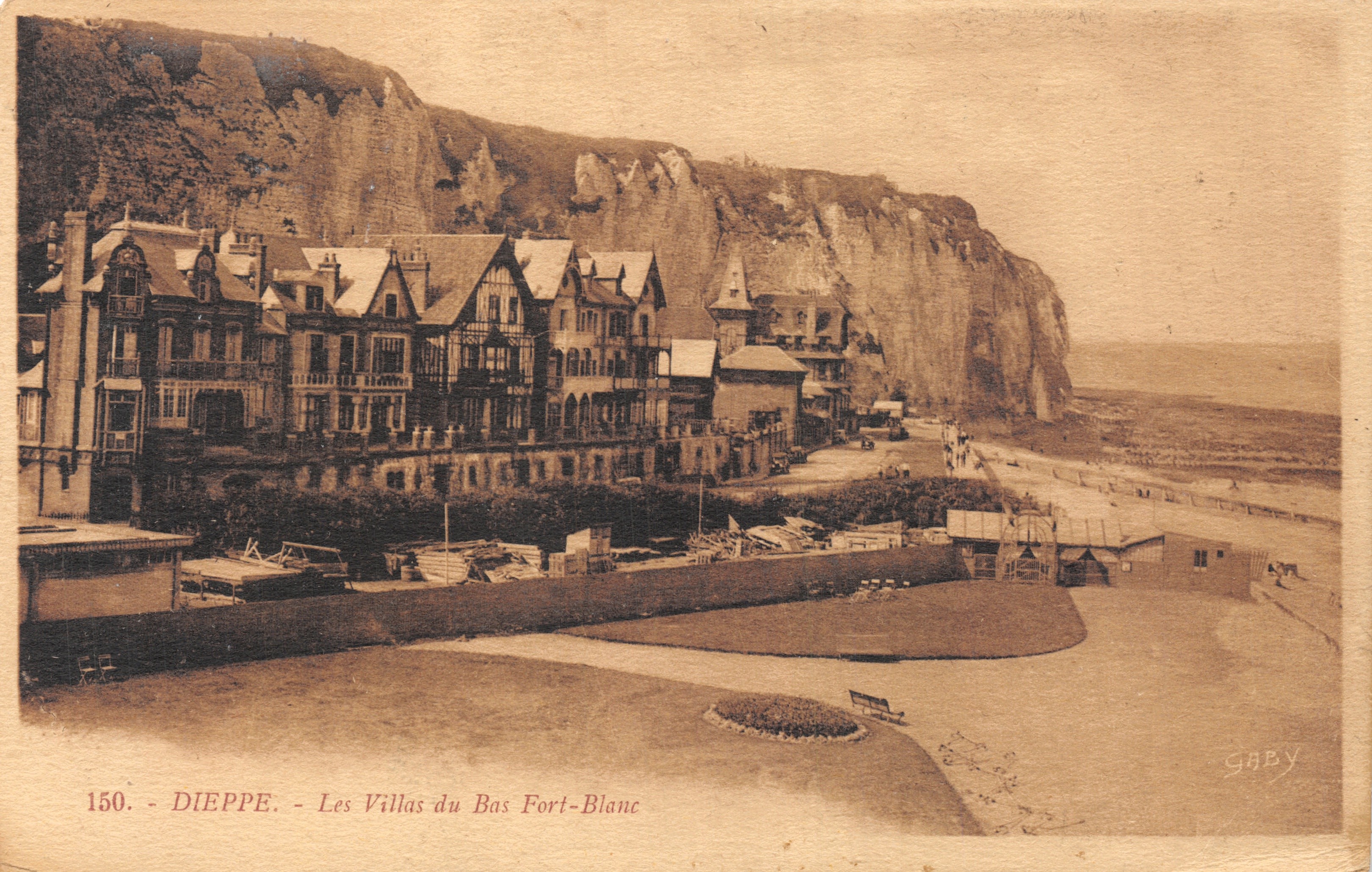 Dieppe — De Villas van Bas Fort-Blanc — Uitgave Gaby, Nantes