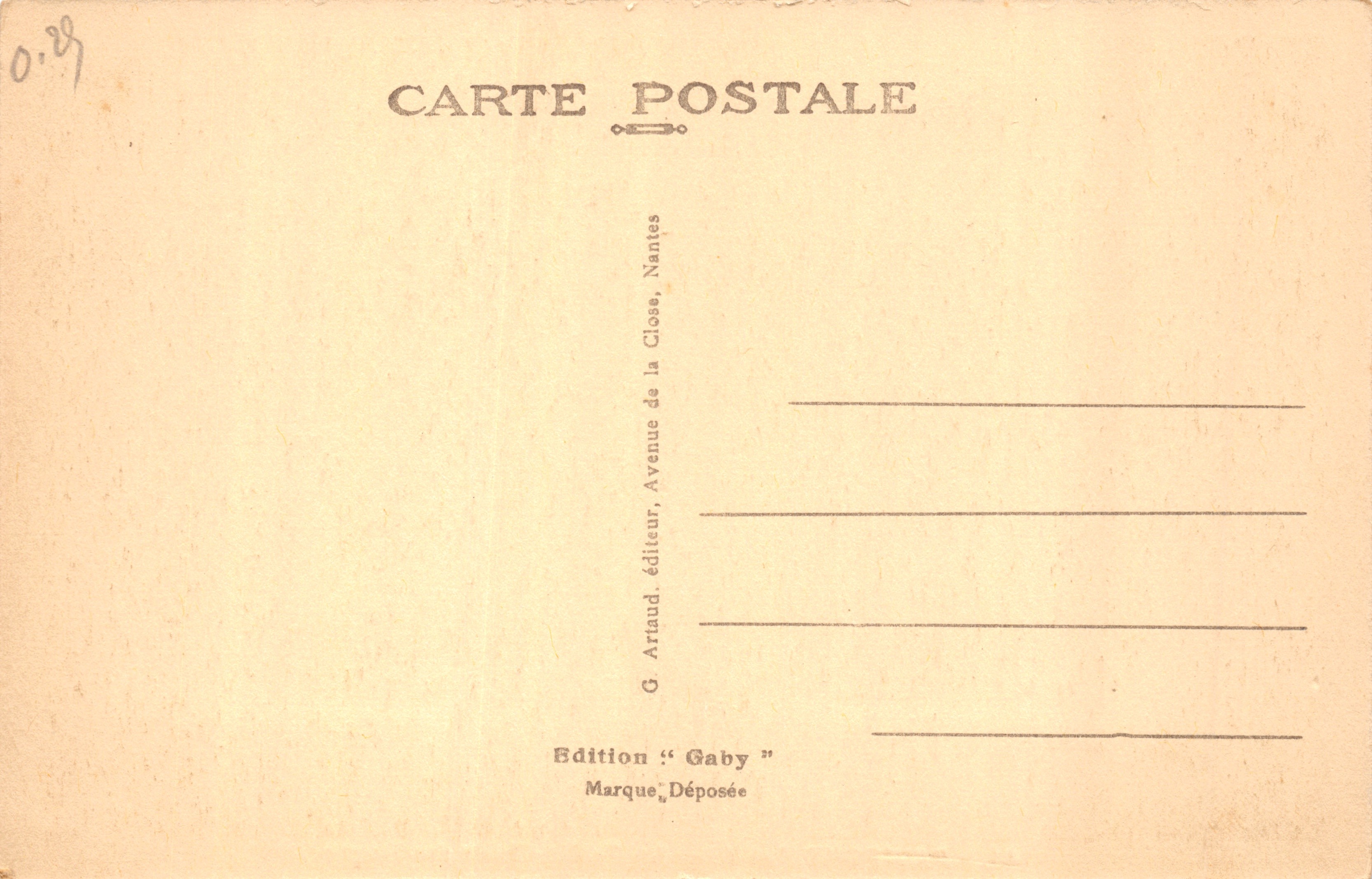 Paimpont (I en V) — De bos — Route des Forges — uitgever Gaby — Achterkant