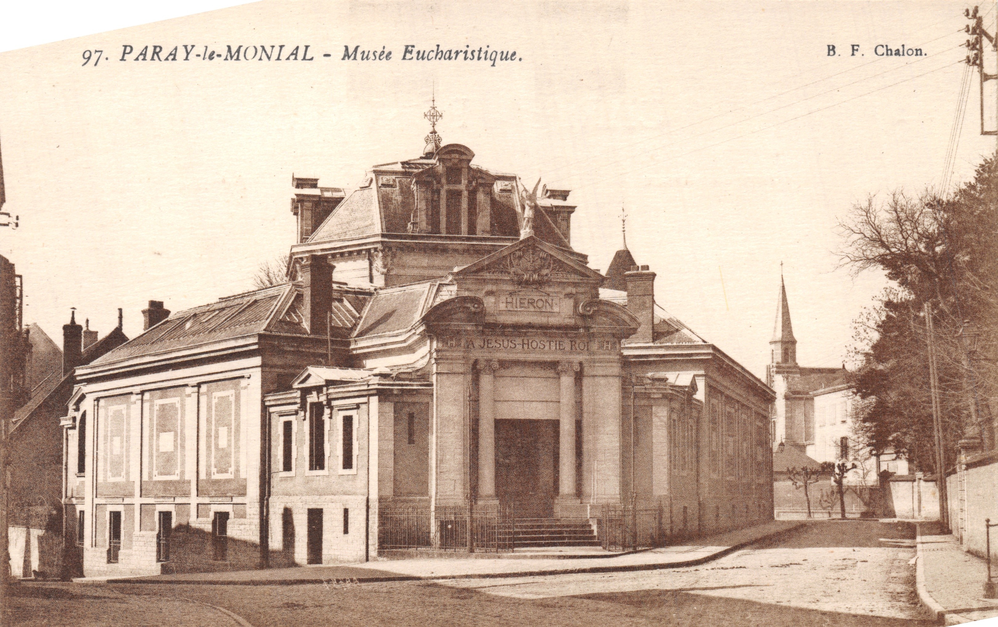Paray-le-Monial - Het Eucharistisch Museum — uitgever B. F. Chalon, n° 97