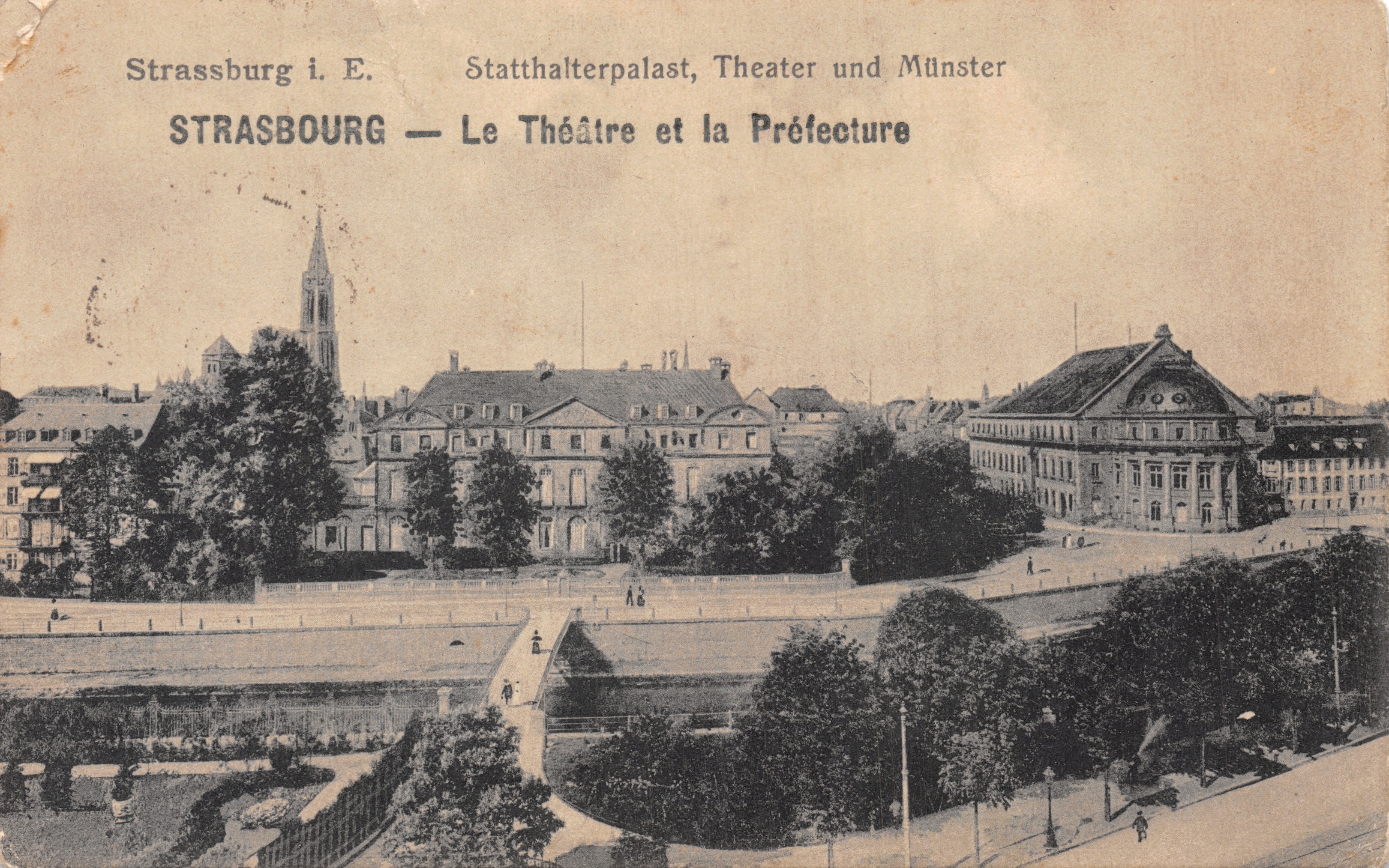 Strasbourg — Il Teatro e la Prefettura — Victor's Kunstverlag