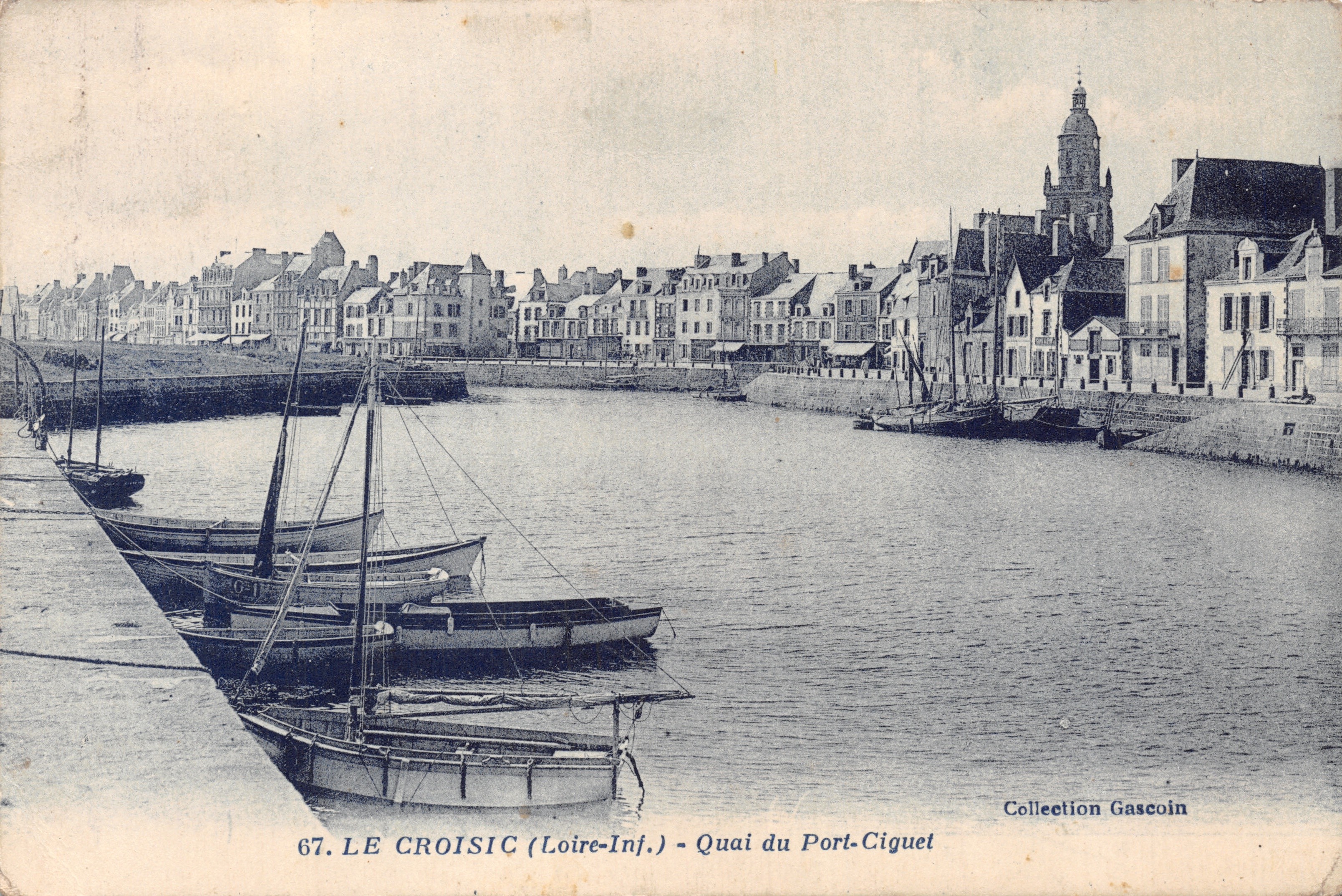 Le Croisic (Loire-Inf.) — Quai du Port-Ciguet — Collection Gascoin