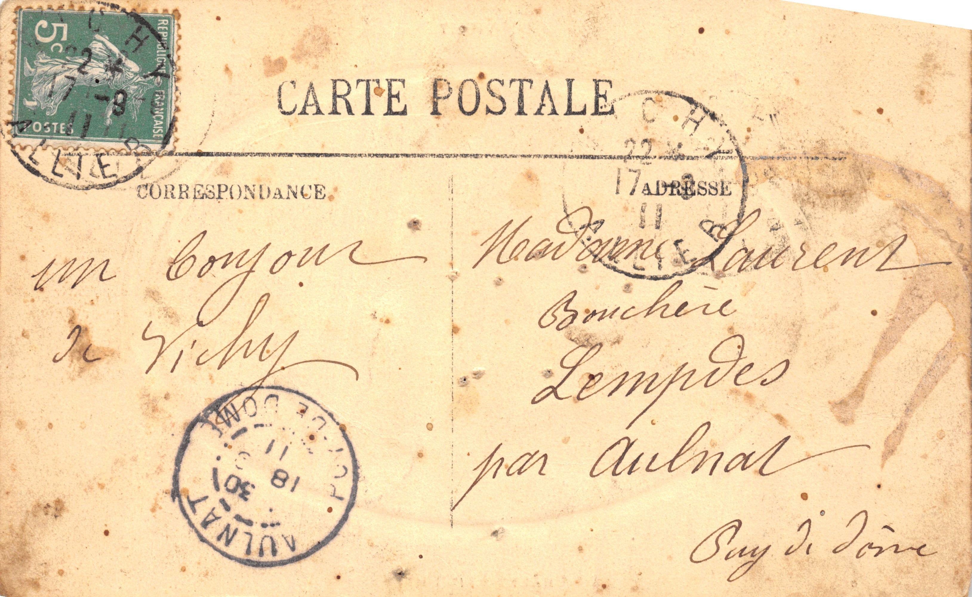 Vichy — Il Chalet dell'Imperatore — editore LL — Verso