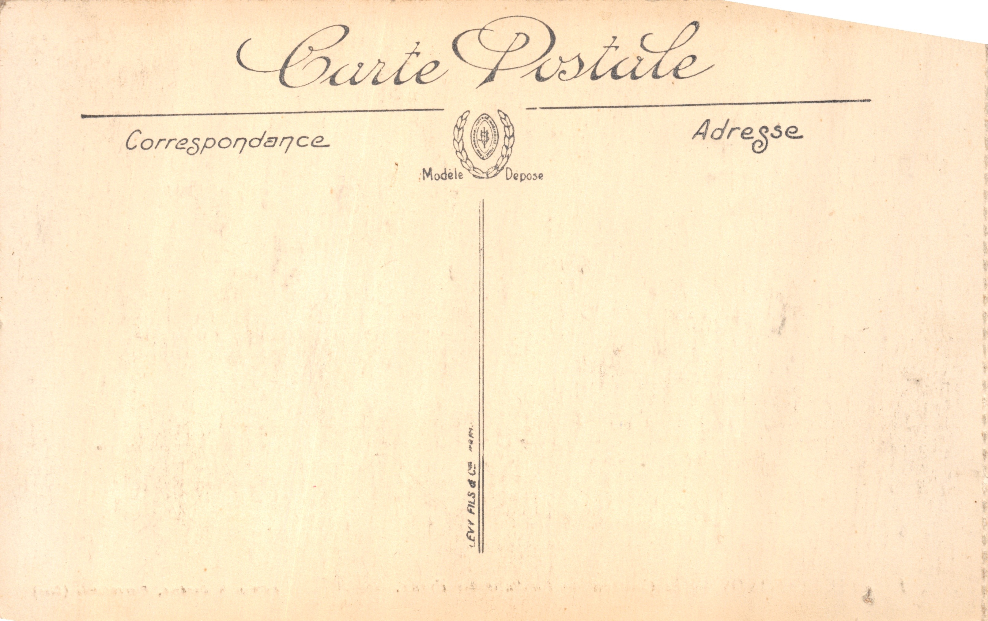 Pierrefonds — Le Château — La Salle des Preux — Édition A. Derôme, Pierrefonds (Oise) — Verso