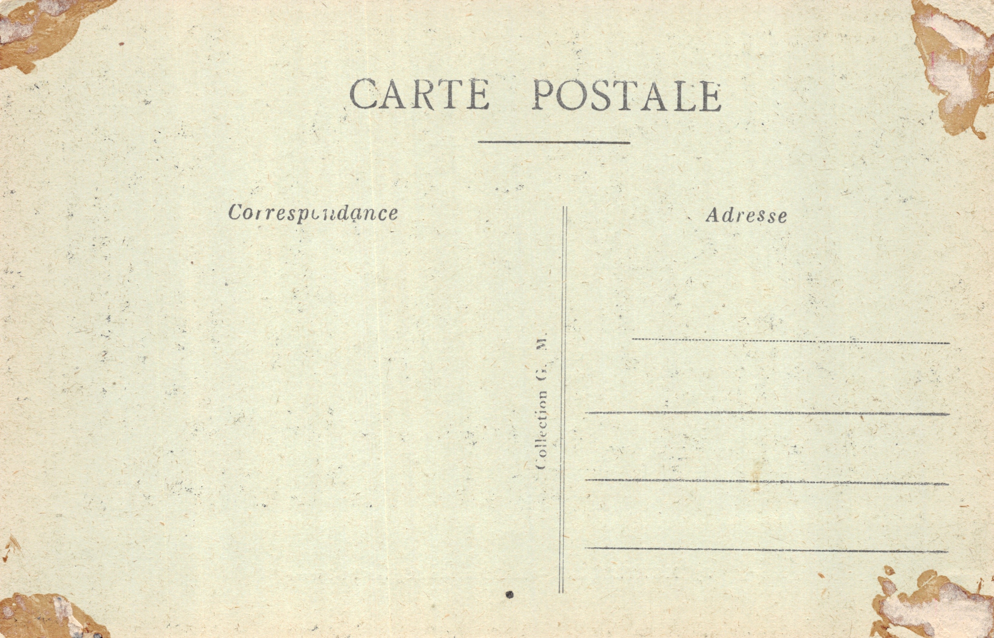 Montluçon — Intérieur de l'Église St-Pierre — éditeur non identifié, n° 39 — Verso