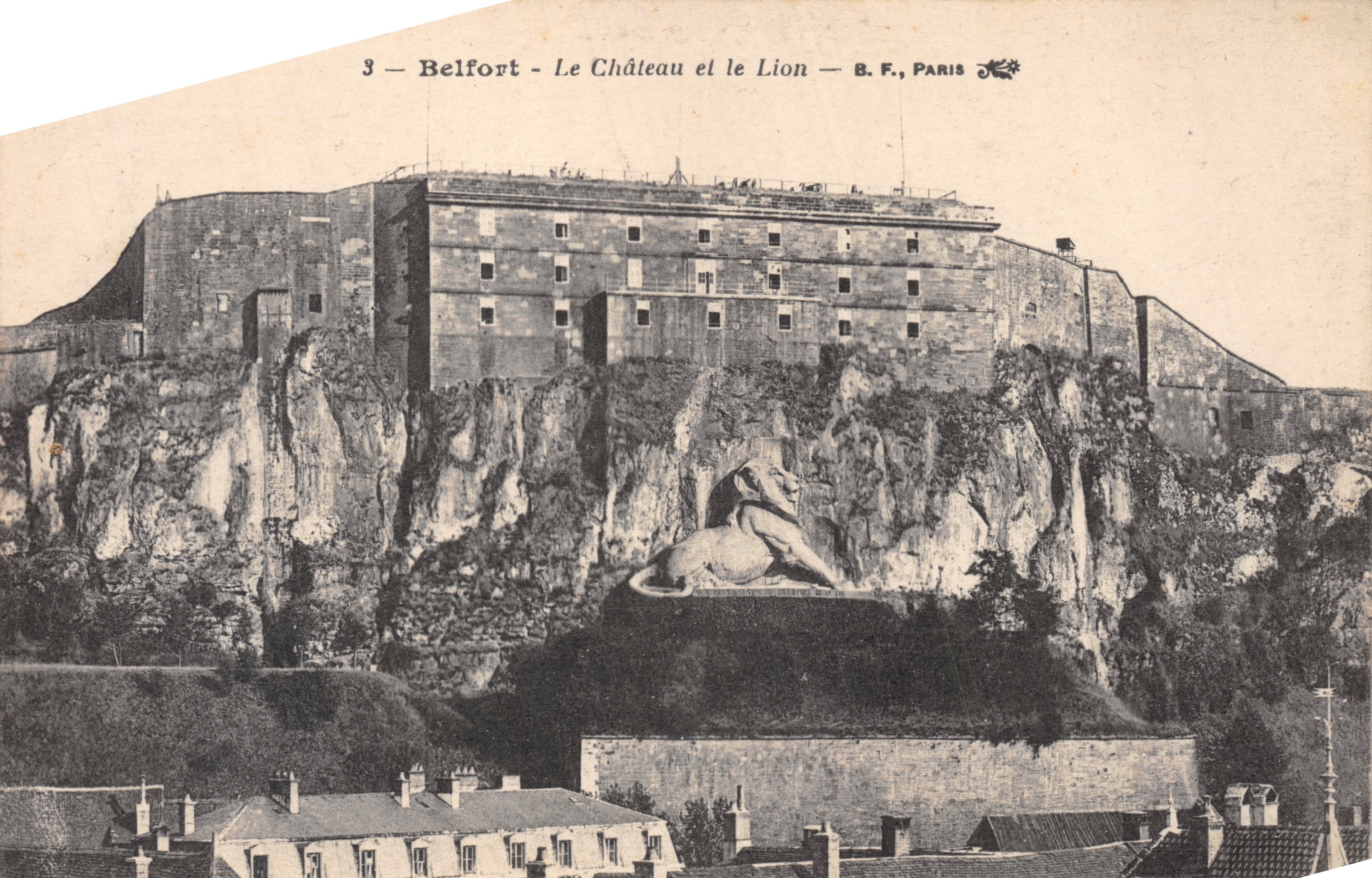 Belfort — El Castillo y el León — B.F., París