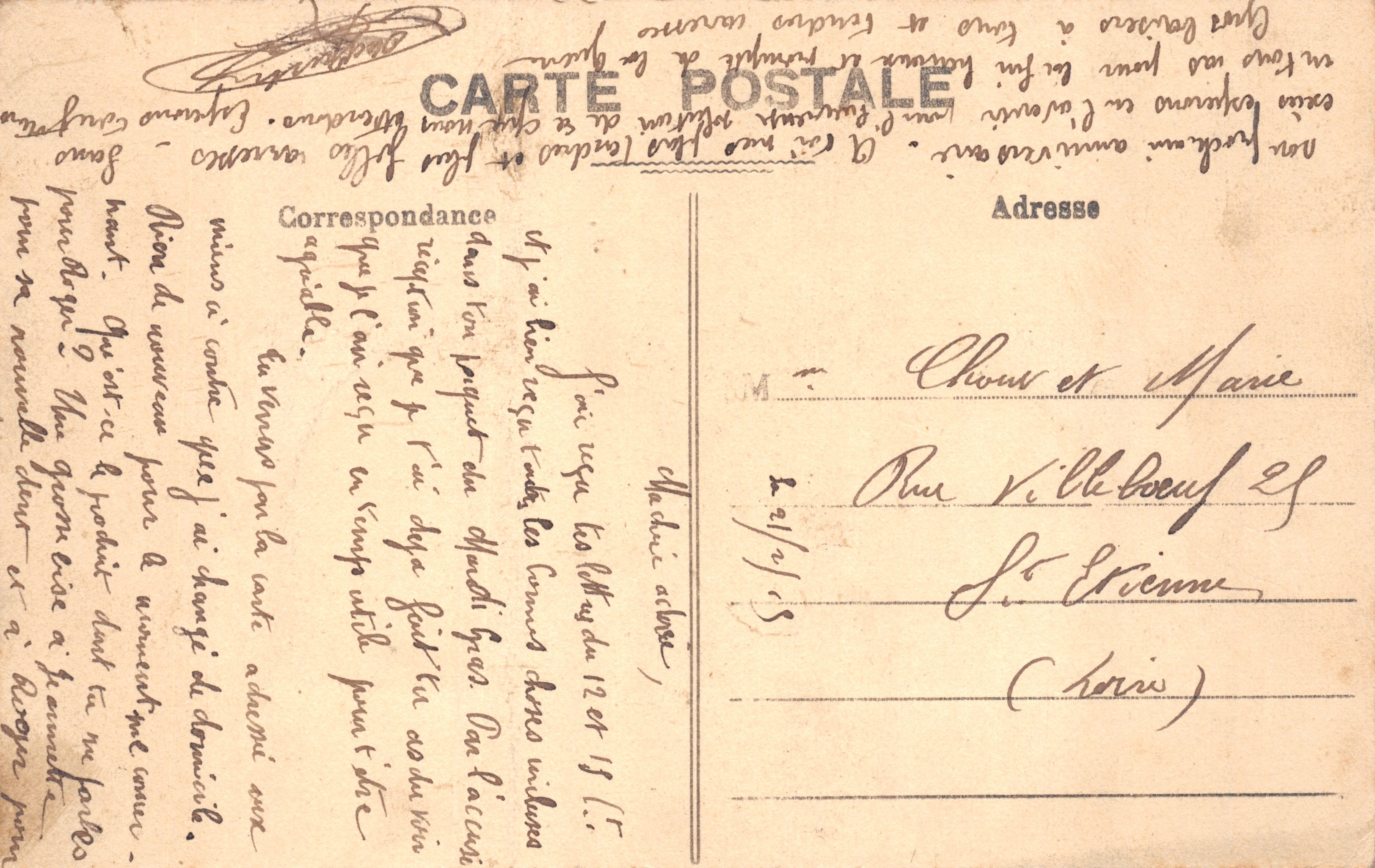 Gérardmer — La sera sul lago, vista presa dalla Roche du Lac — Foto Homeyer et Ehret, Epinal, n. 235 — Verso