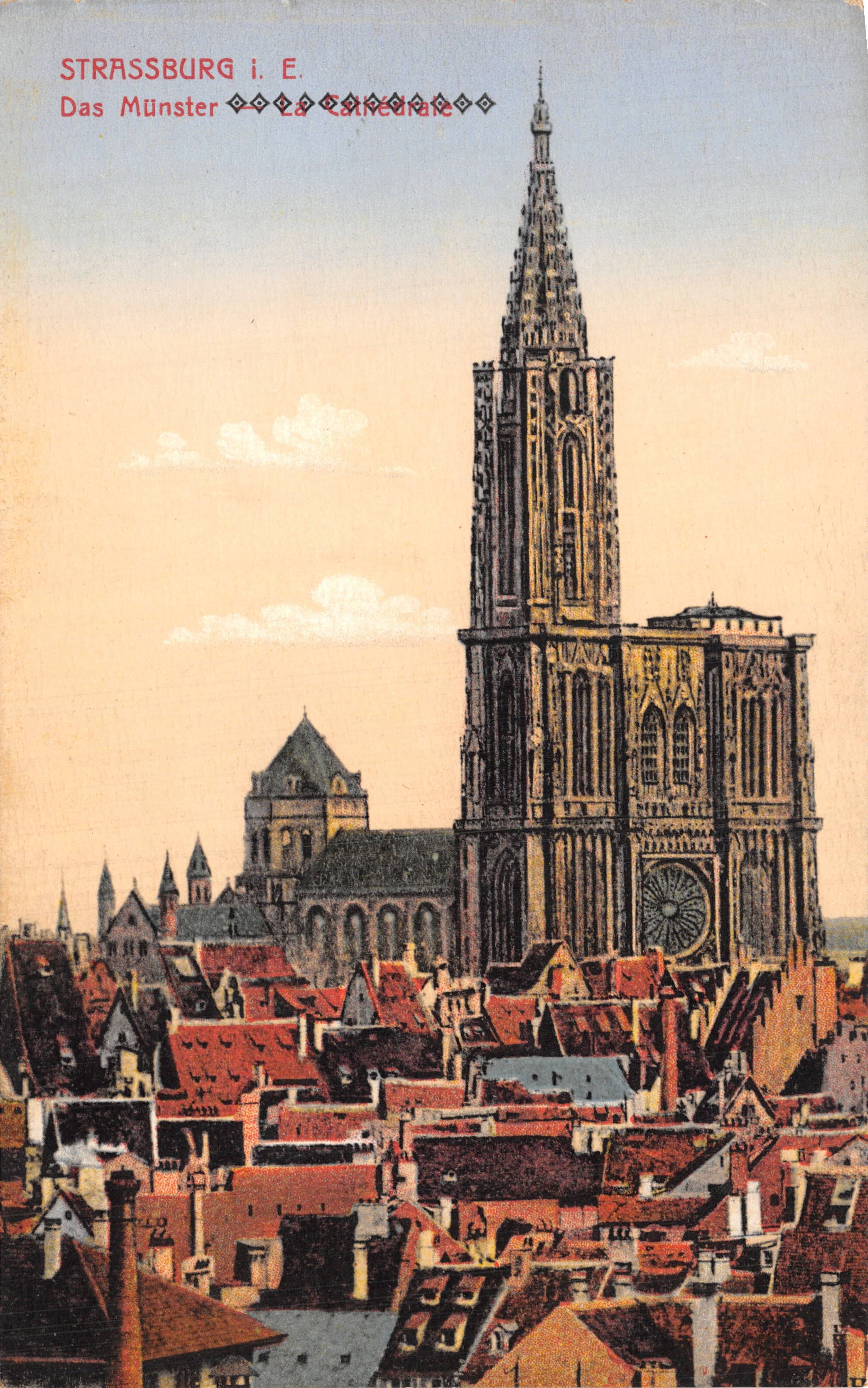 Strasbourg i. E. — La Cathédrale — éditeur Verlag von Emil Hartmann, n° 963