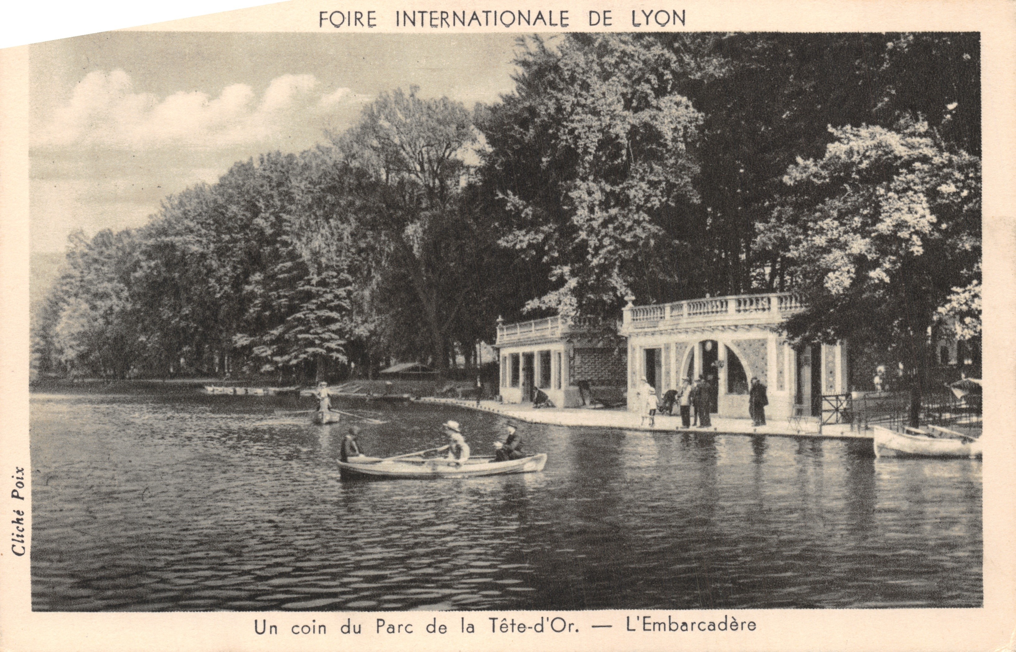 Parque de la Tête-d'Or — El Embarcadero — Cliché Poix