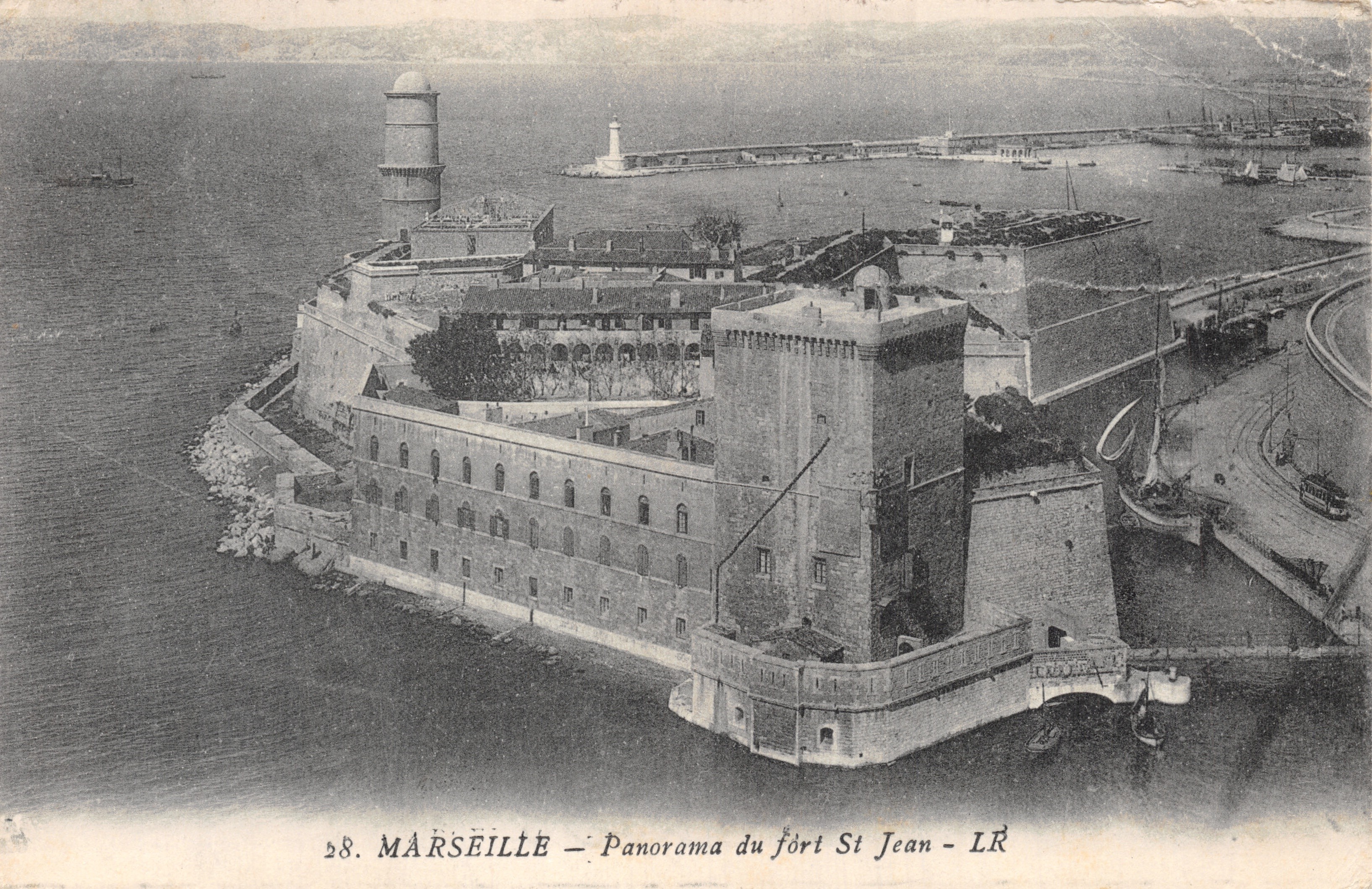 Marseille — Panorama del forte St Jean — LR