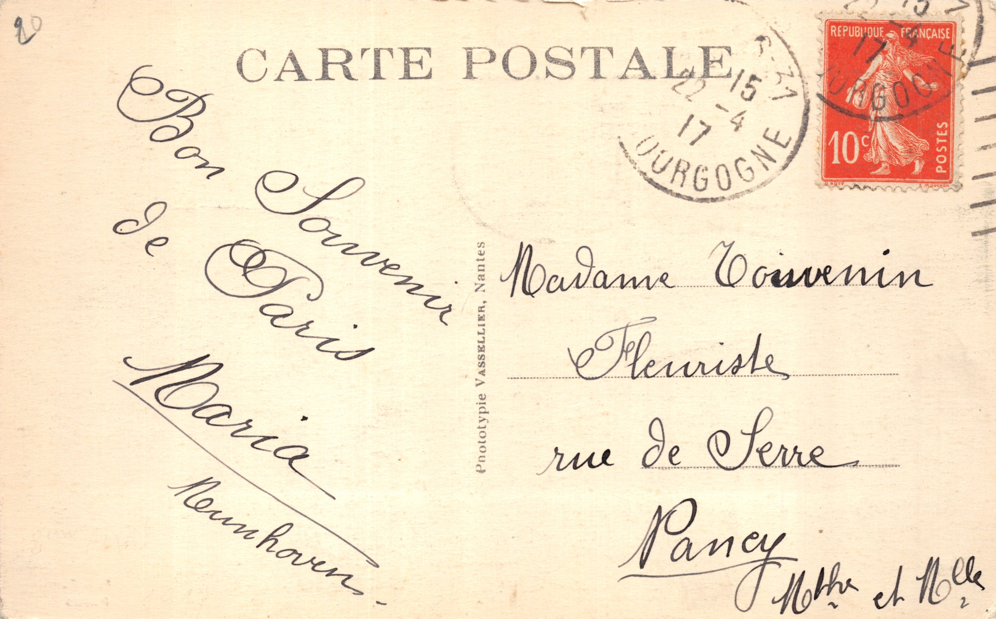 Paris - The Place de la Concorde, the Obelisk, the Crillon Hotel, the Aéro-Club de France and the Ministry of the Navy — F. F. PARIS — Back