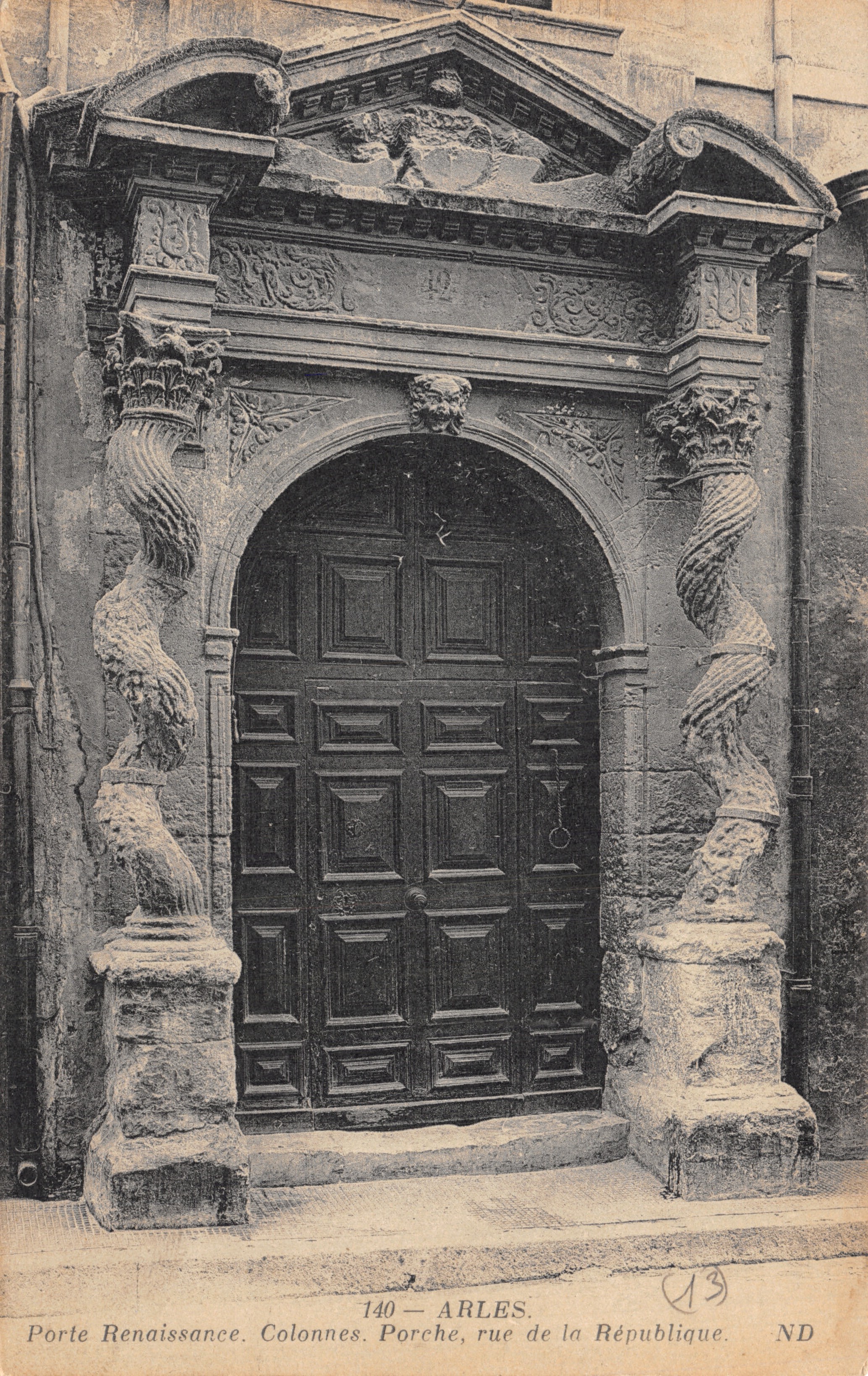 Porta Rinascimentale — Porche de la République — editore ND, n. 140