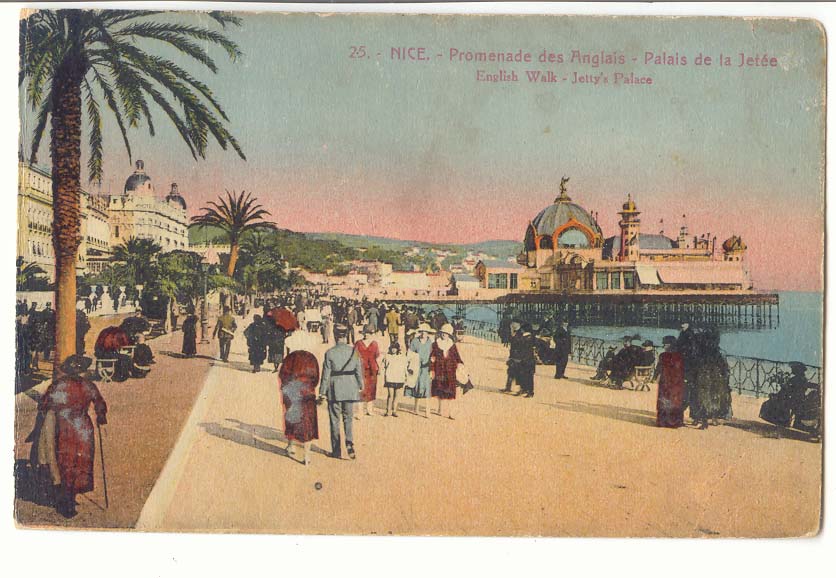 Nice CPA Promenade des anglais Palais de la jetee