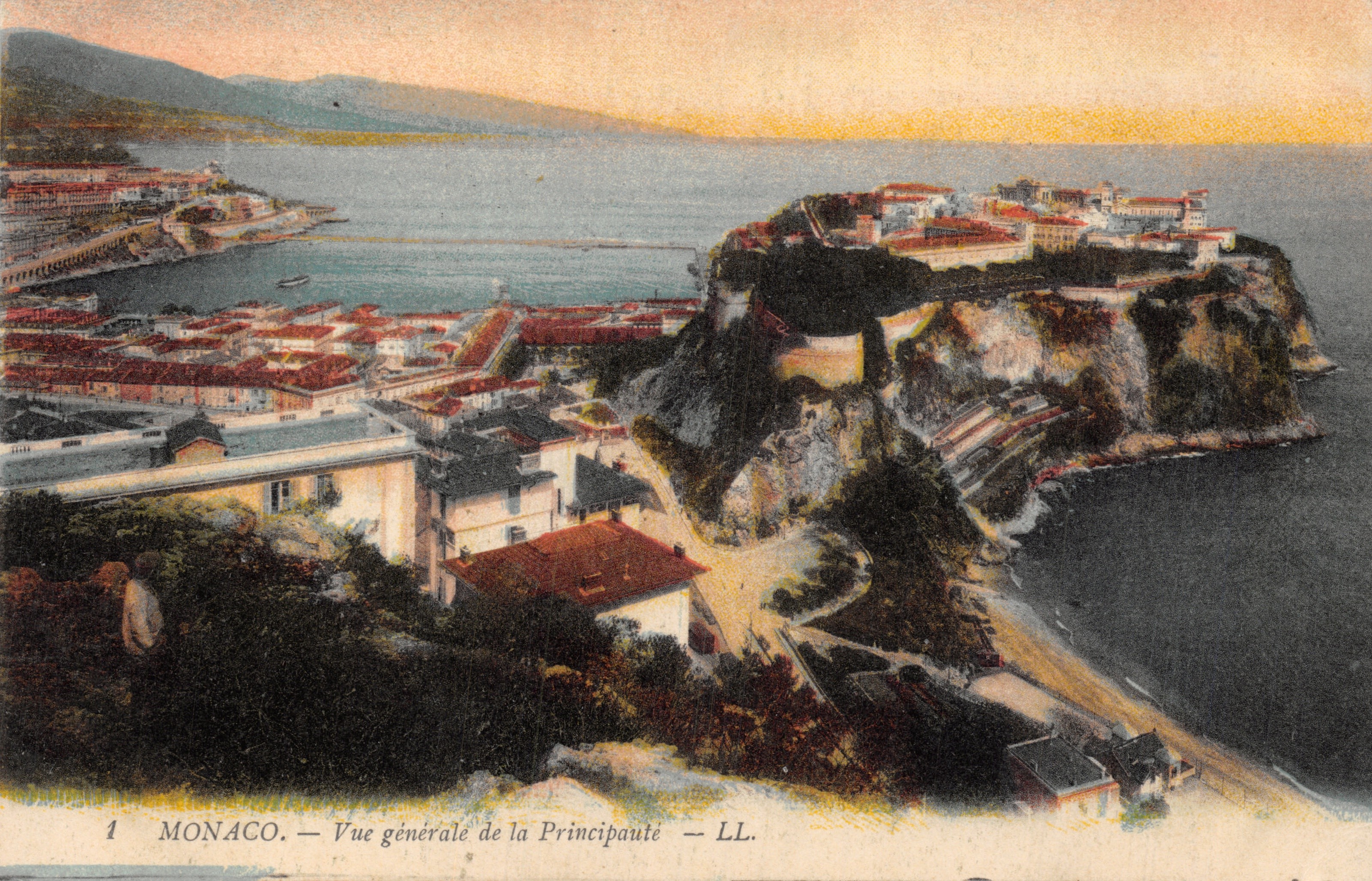 Monaco — Vue générale de la Principauté — LL