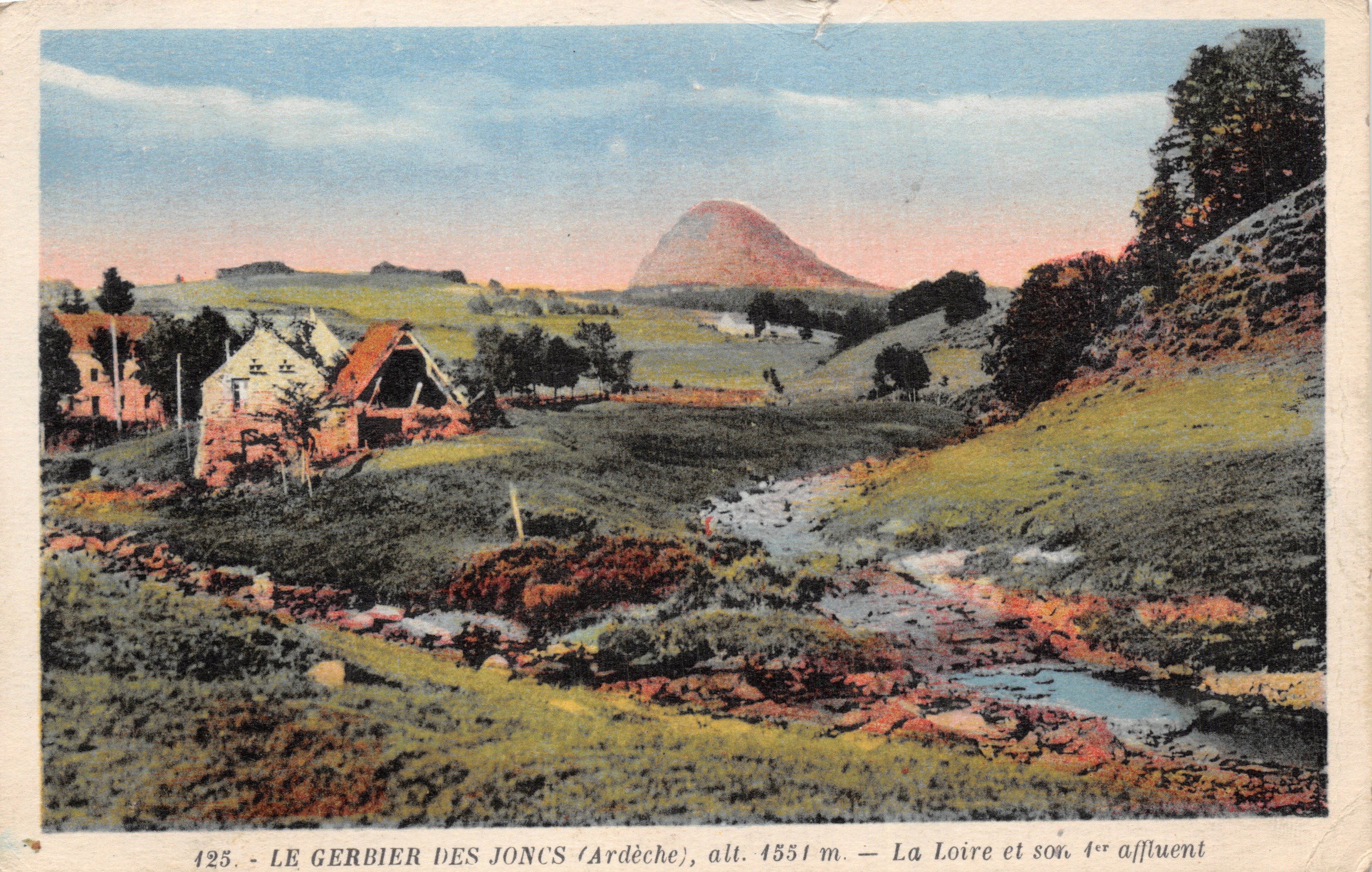 Le Gerbier des Joncs (Ardèche), alt. 1531 m. — La Loire et son 4ᵉ affluents