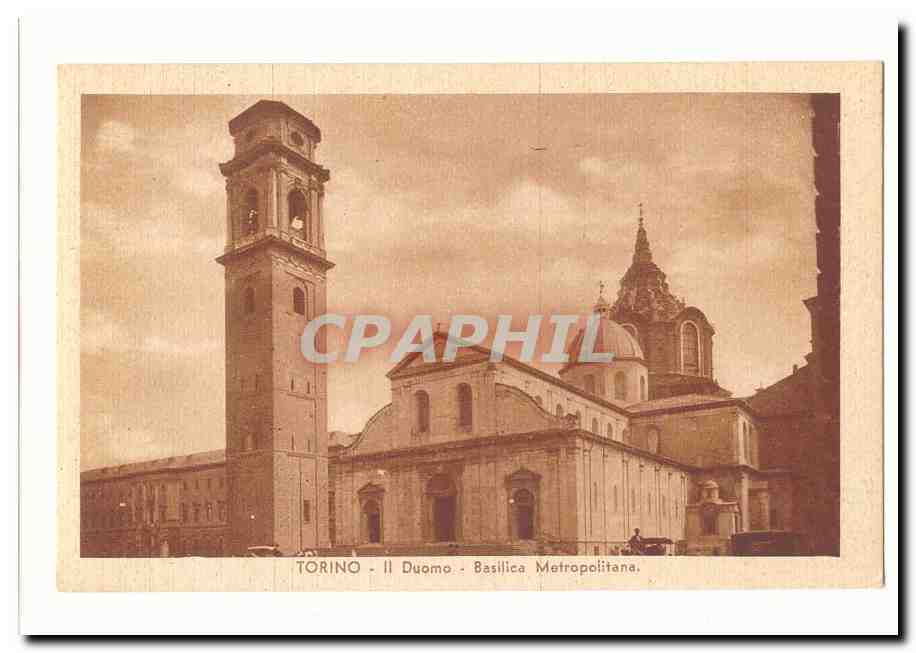 italie italia Torino CPA Il duomo Basilica Metropolitana