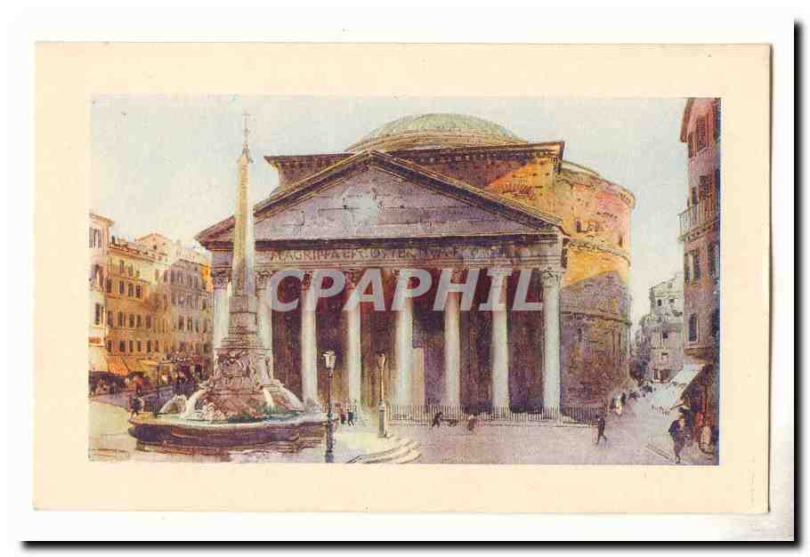 Italie Italia roma CPA Pavillon d'Agrippa