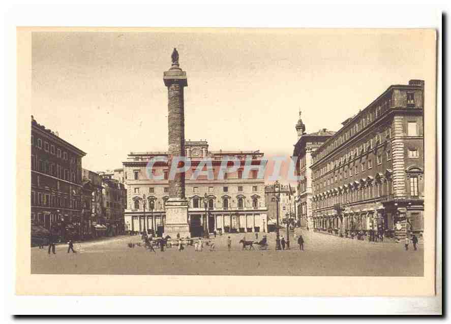 Italie Italia roma CPA Place Colonna