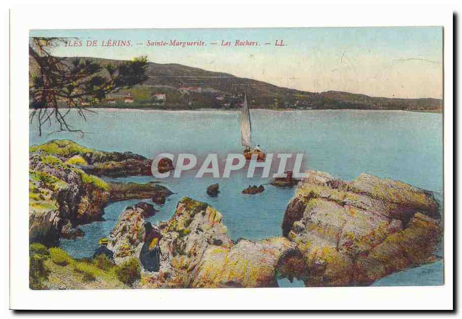 ile de Lerins CPA Sainte Marguerite Les rochers